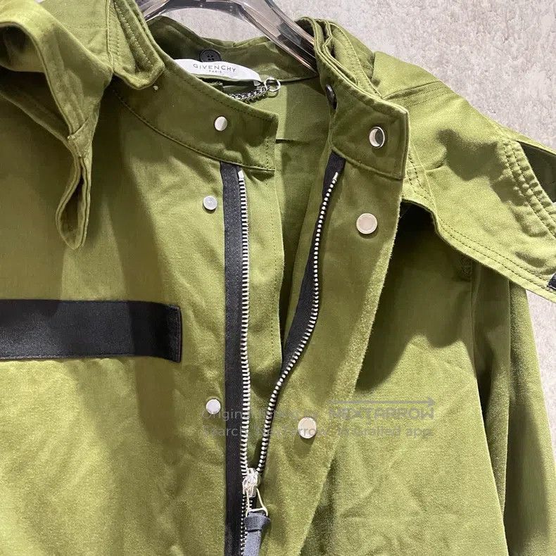 Givenchy Givenchy Wing Army Green Overcoat Size US S / EU 44-46 / 1 - 4 Thumbnail
