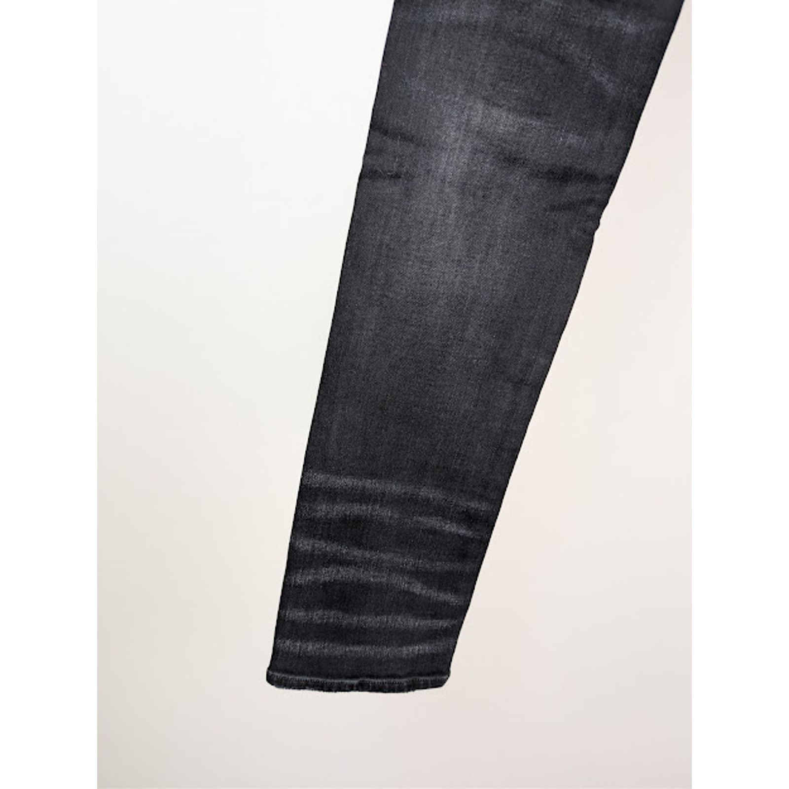 Amiri o1rshd1 Vintage Bandana Artpatch Skinny Denim Jeans Black Size US 36 / EU 52 - 17 Thumbnail