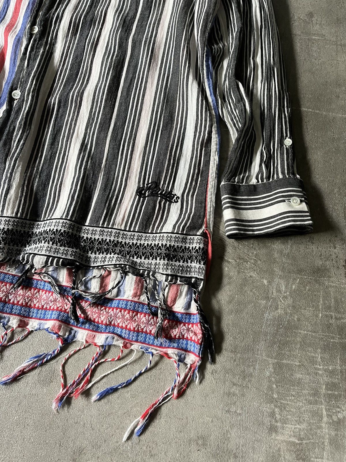 Loewe Loewe Paula’s striped shirt button up red blue white Size M / US 6-8 / IT 42-44 - 2 Thumbnail