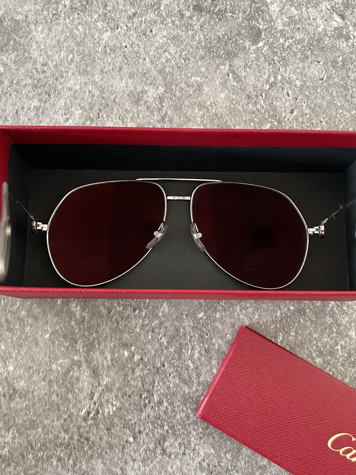 Cartier CT0110S Metal Aviators Size ONE SIZE - 3 Thumbnail