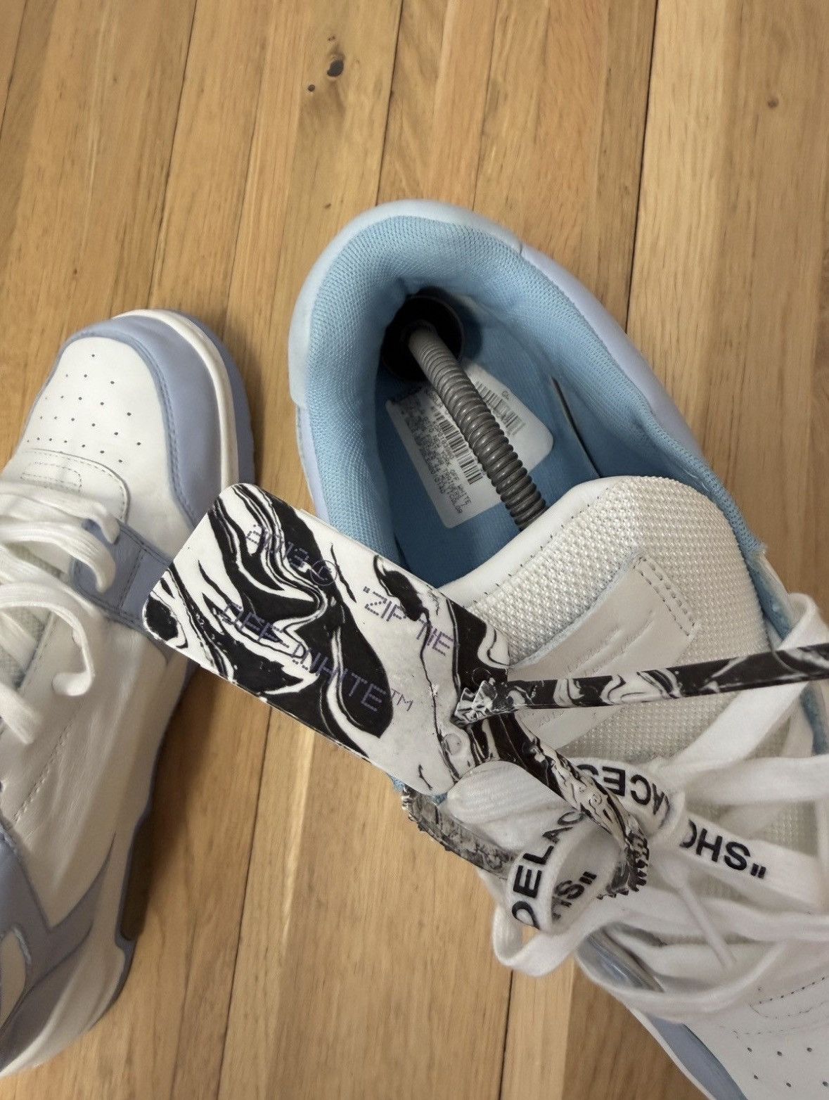 Off-White Off White Out of Office Low 'Light Blue' | SOLID CONDITION Size US 10.5 / EU 43-44 - 9 Thumbnail