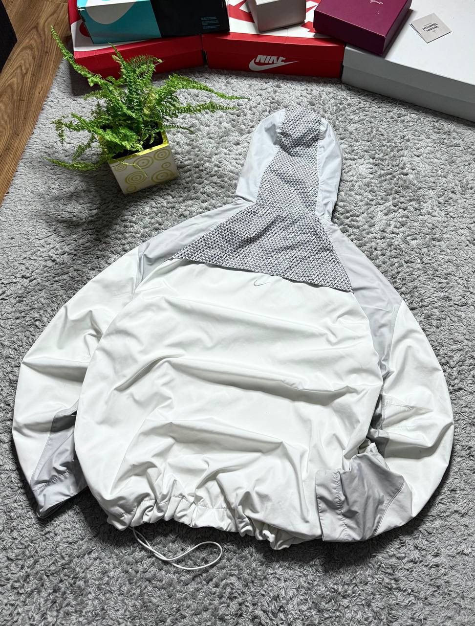 Nike 90s Nike Shox Vintage Oversized Drill Big Logo Retro Jacket Size US XL / EU 56 / 4 - 18 Thumbnail