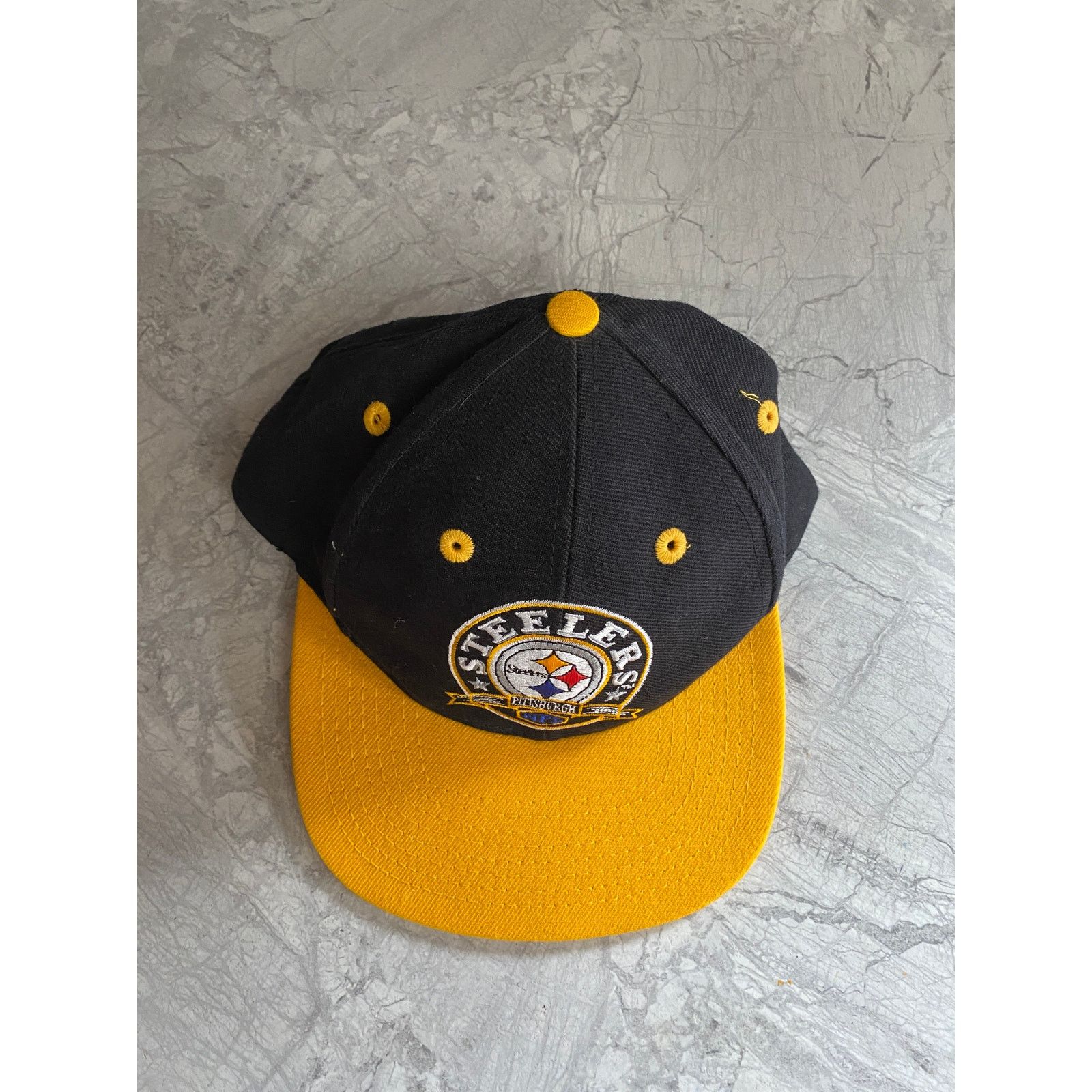 NFL Vintage Pittsburgh Steelers Snapback Hat Size ONE SIZE - 4 Thumbnail