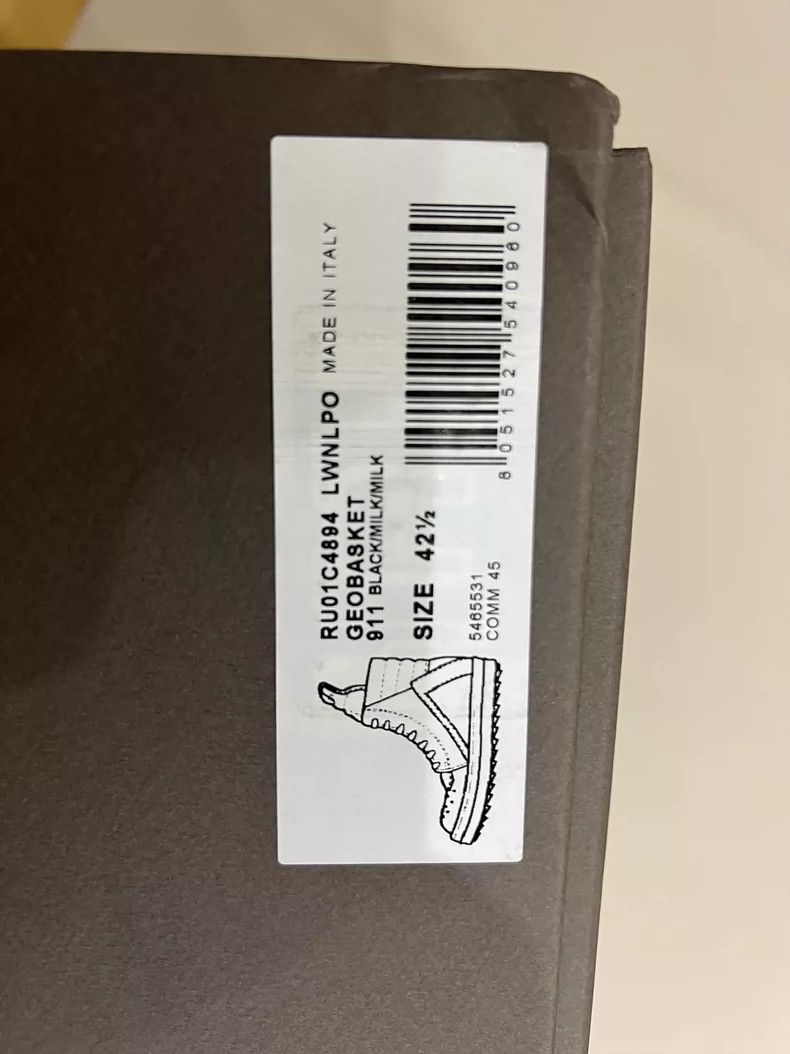 Rick Owens Rick Owens New Frosted Cowhide High Top Inverted Triangle Size US 9.5 / EU 42-43 - 7 Thumbnail