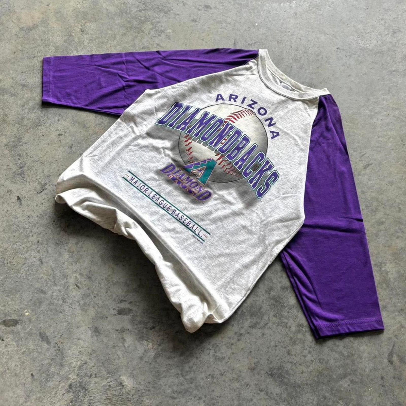 Japanese Brand × Salem Sportswear × Vintage Vintage 90s Salem Sportswear Arizona Diamondbacks T-shirt Size US L / EU 52-54 / 3 - 1 Thumbnail