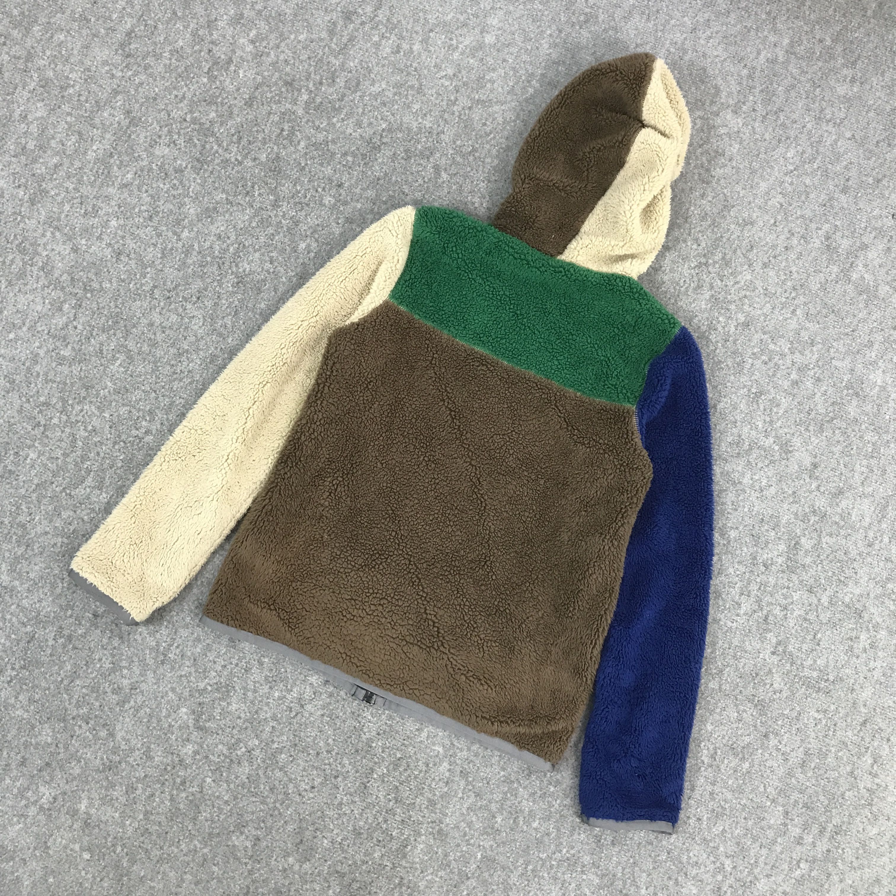 X GIRL FLEECE SHERPA MULTICOLOU HOODIES JACKET
