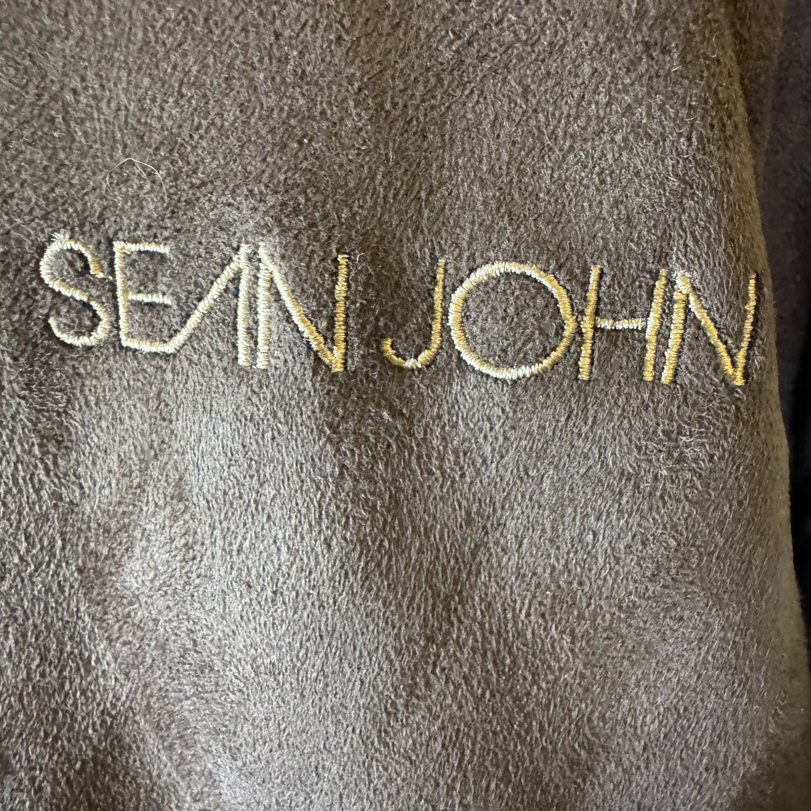 Sean John Sean John G-III Apparel Bomber Jacket Faux-Suede Men Sz L Size US L / EU 52-54 / 3 - 3 Thumbnail