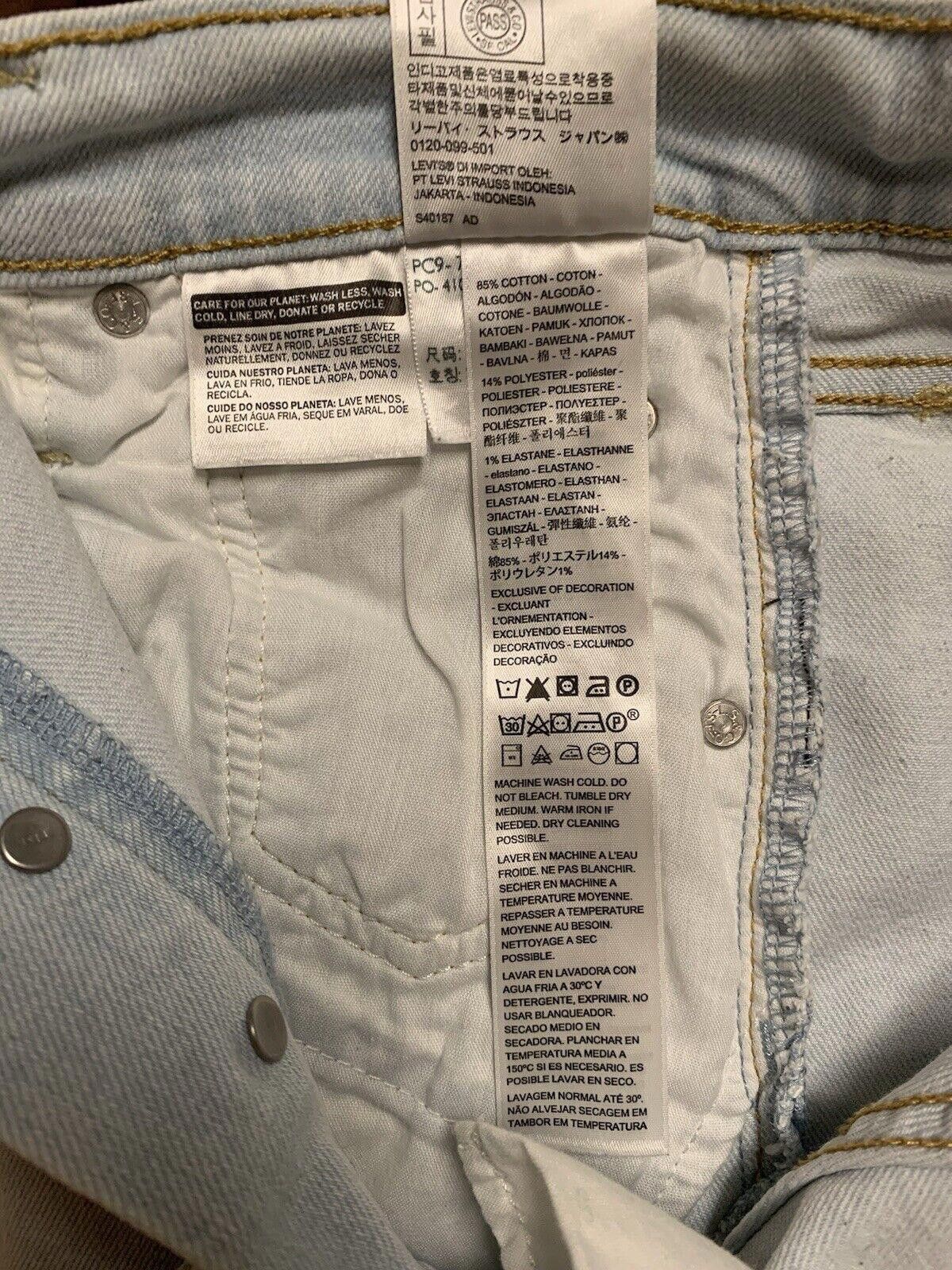 Levi's Levi's Jeans Women's 30x27 light Blue Taper Ribcage Size 30" / US 8 / IT 44 - 9 Thumbnail