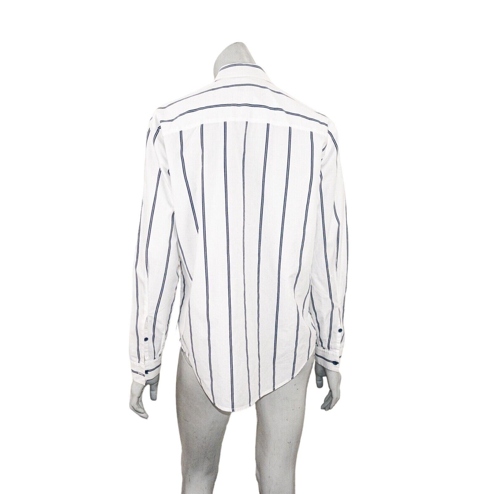 ATM ATM Anthony Thomas Melillo Railroad Stripe Boyfriend Shirt Size S / US 4 / IT 40 - 4 Thumbnail