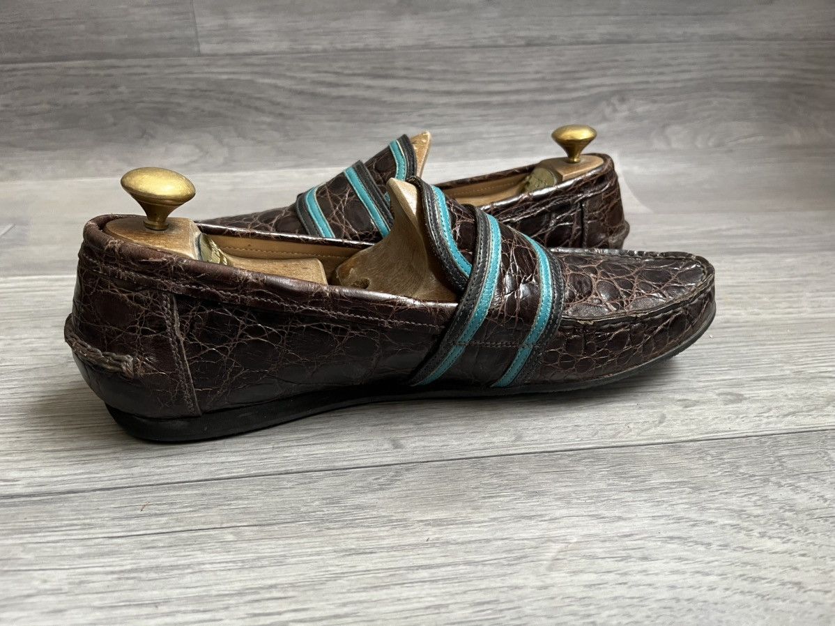 Prada Prada crocodile penny loafers sz 41 Size US 8 / EU 41 - 10 Thumbnail