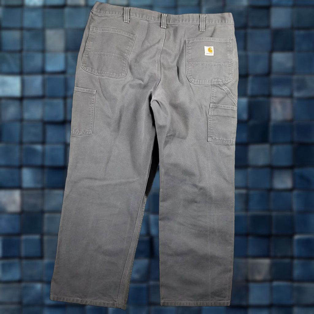 Carhartt Carhartt Pants Men 40x30 Gray Workwear Work Utility Carpenter Cotton Relaxed Fit Size US 40 / EU 56 - 1 Thumbnail