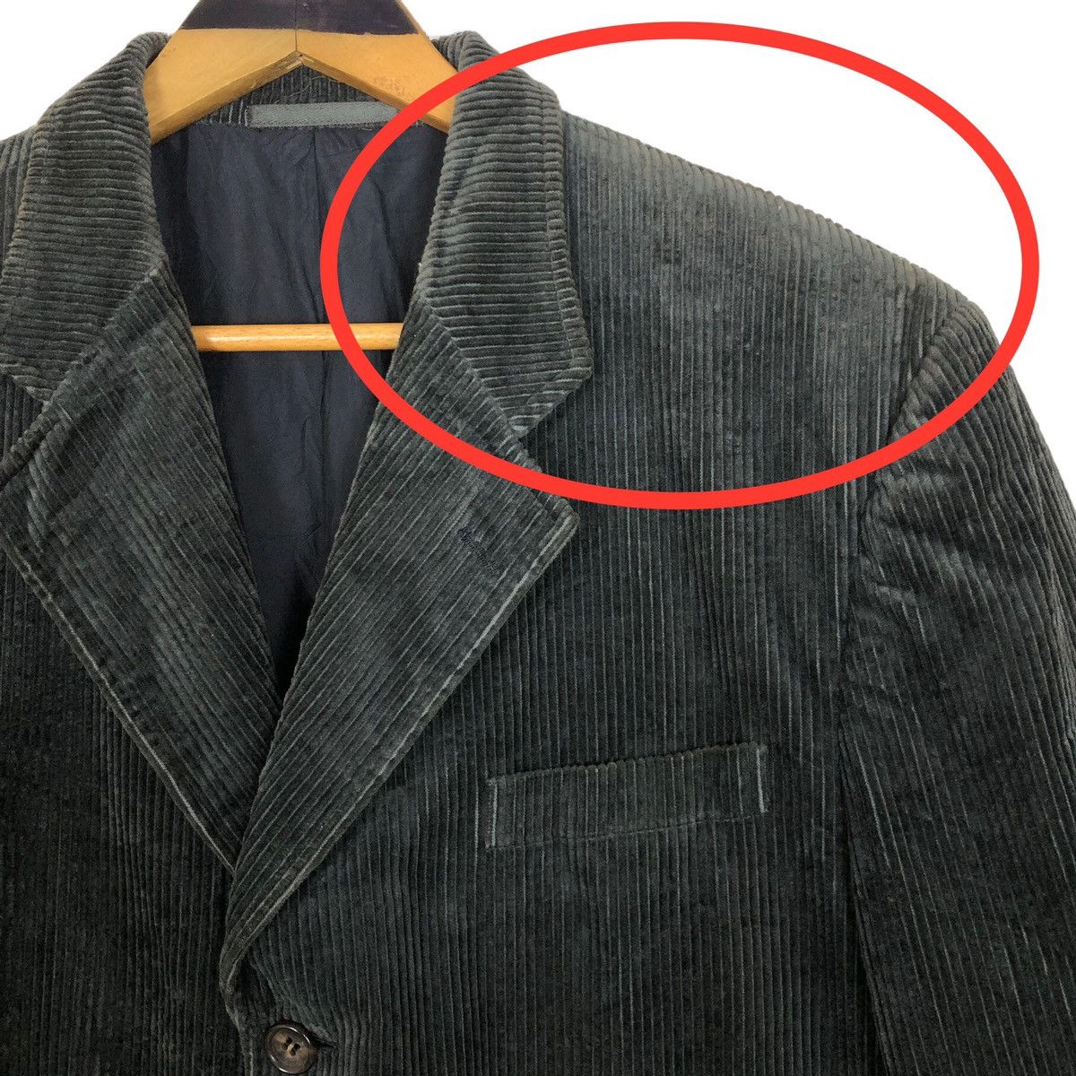 Comme des Garcons Vintage Comme Des Garcons Homme 1999 A/W Corduroy Blazer Size US M / EU 48-50 / 2 - 8 Thumbnail
