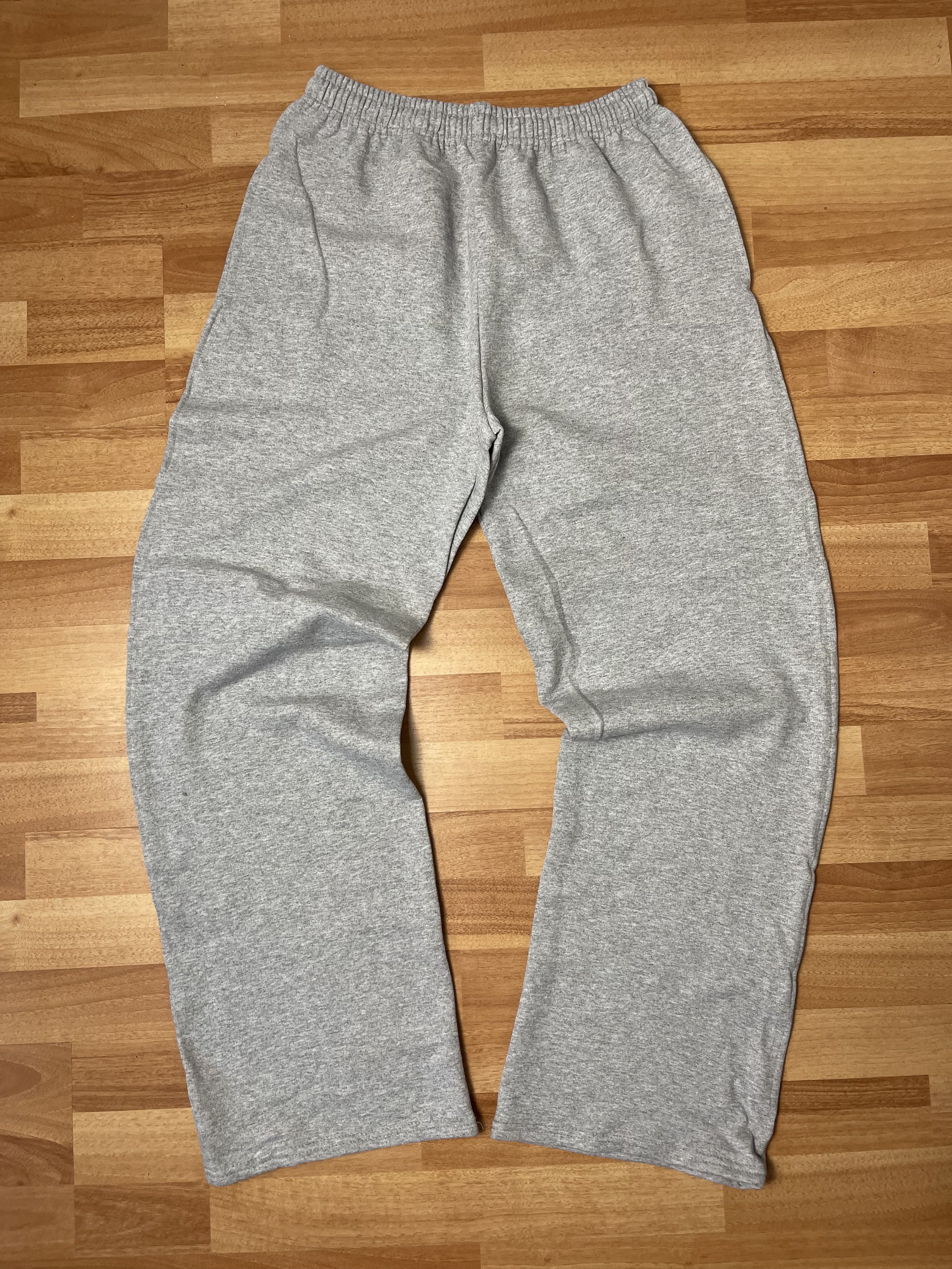 Vintage Grey Baggy Sweatpants Y2k Vintage Style Fit Size US 30 / EU 46 - 3 Thumbnail