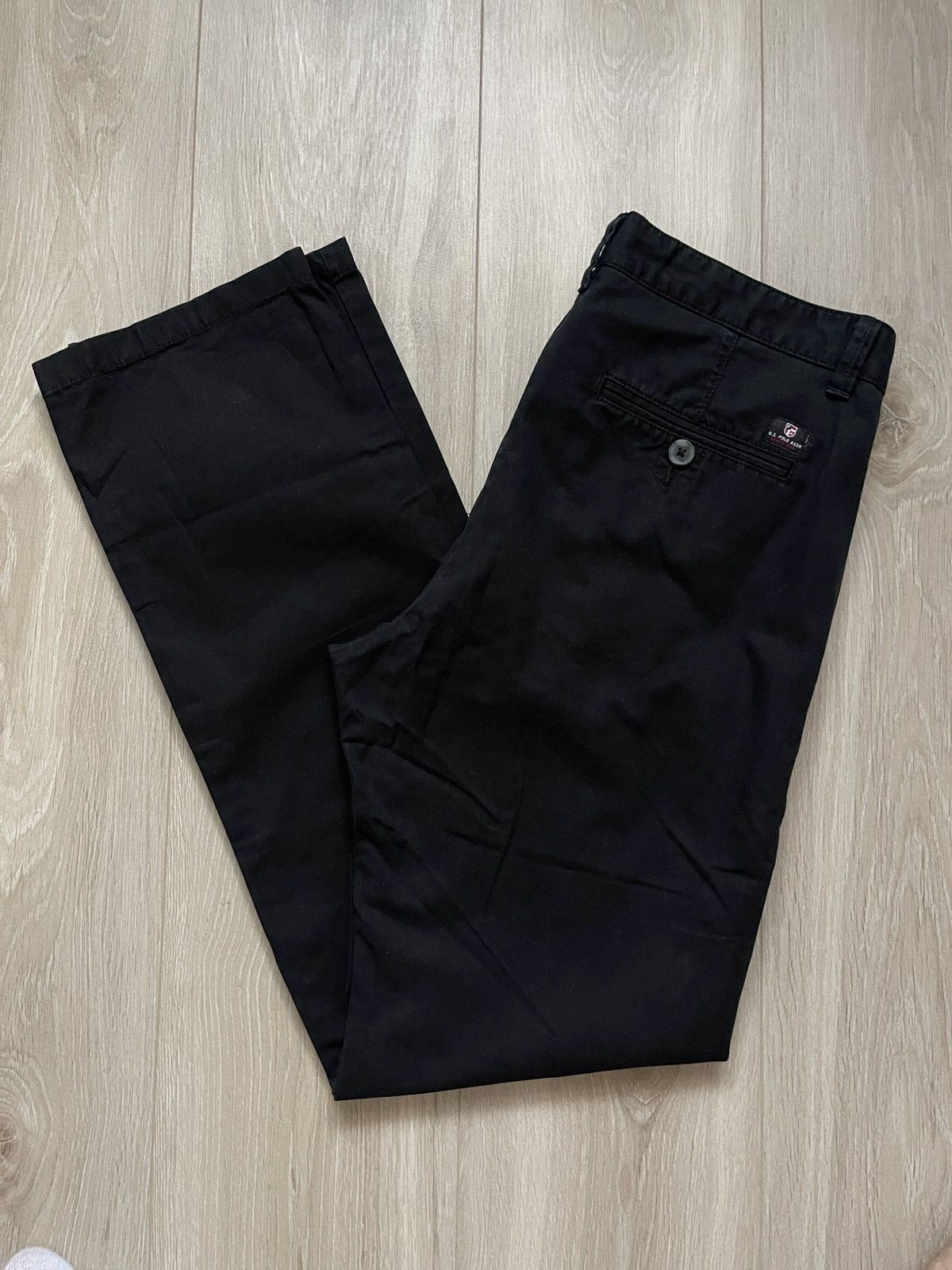 U.S. Polo Assn. Vintage us polo assn chino pants black trousers 32 Size US 32 / EU 48 - 11 Thumbnail