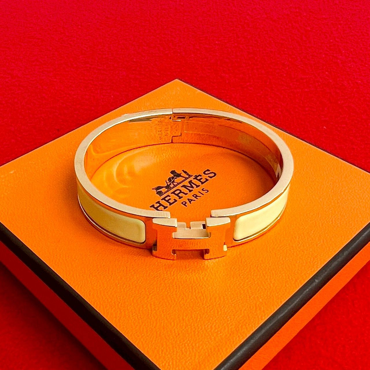 Hermes Hermes Hermes Click H Bracelet Metal Bracelet DUTY FREE for USA Size ONE SIZE - 1 Thumbnail
