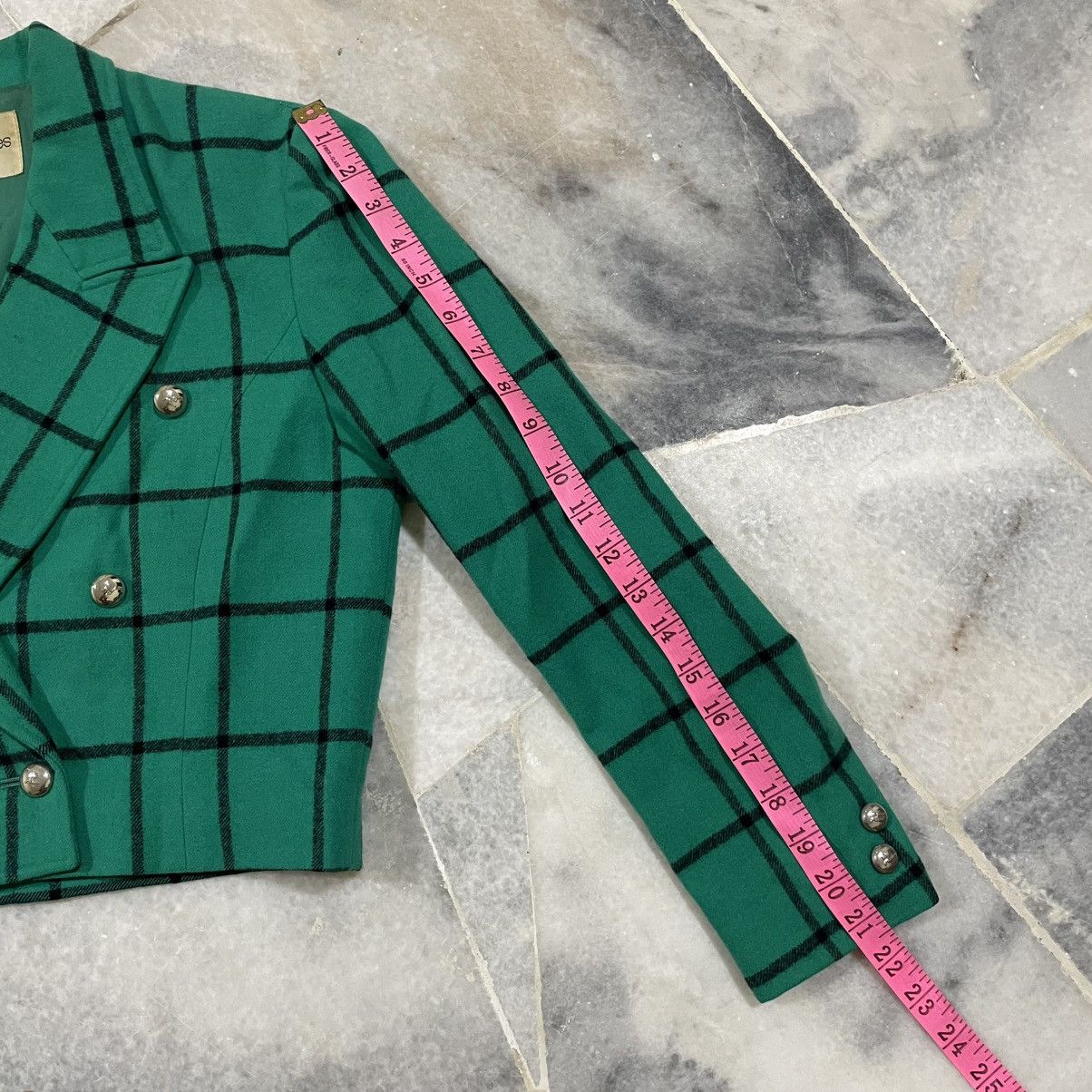 Courreges Vintage Courreges Cropped Double-Breasted Blazer Size ONE SIZE - 11 Thumbnail