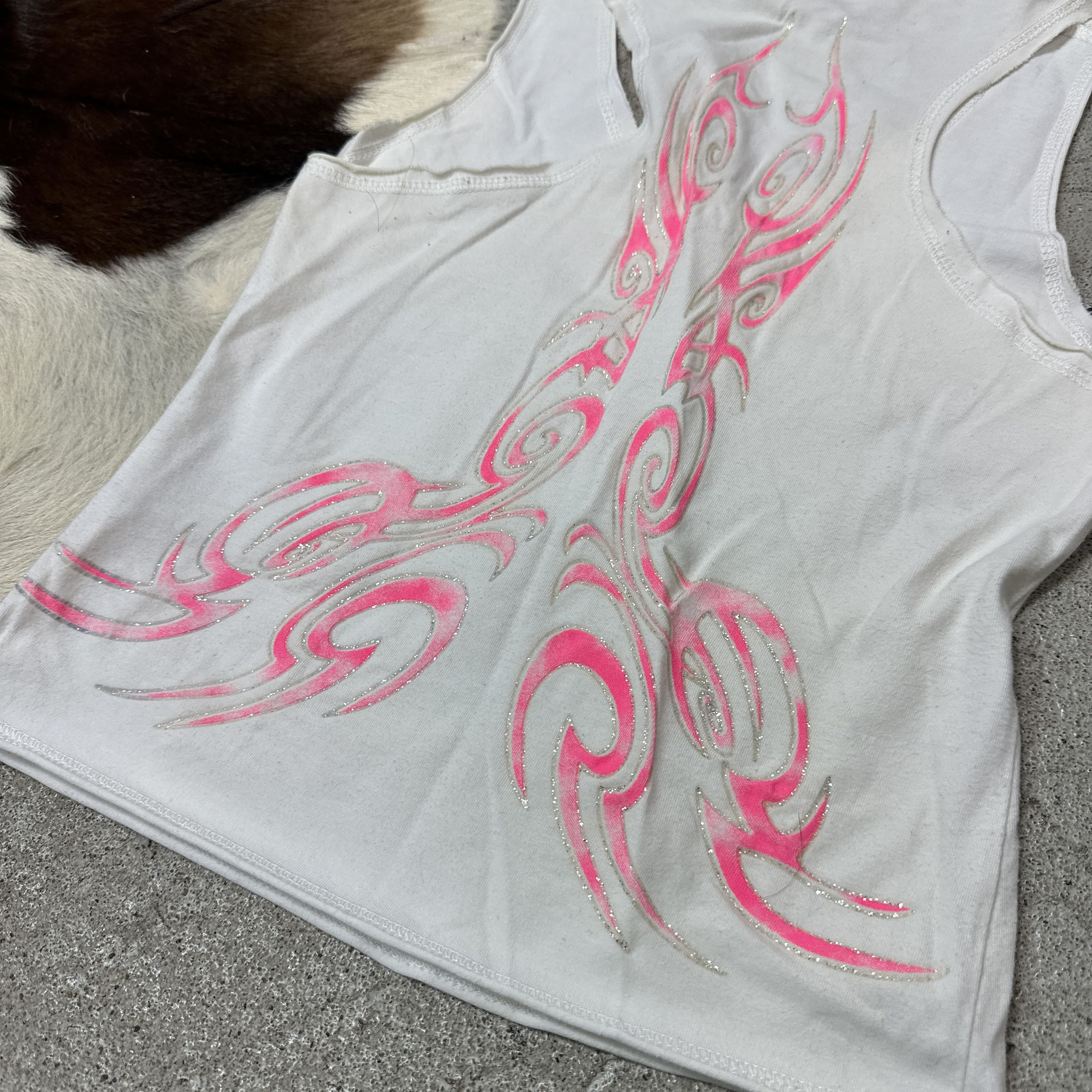 Vintage Vintage Streetwear Printed Tribal Tank Top Y2K Size S / US 4 / IT 40 - 4 Thumbnail