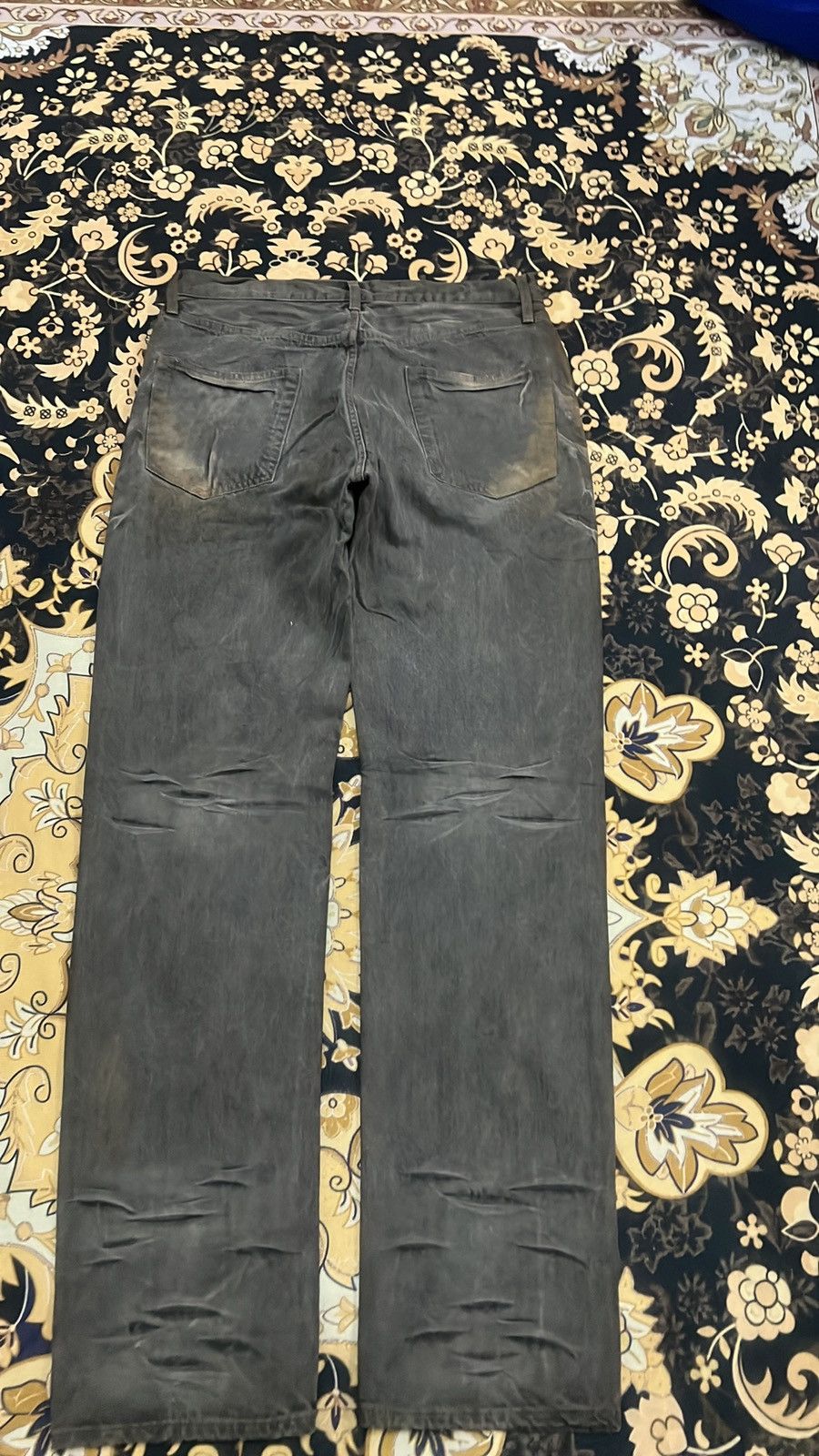 Hysteric Glamour × Japanese Brand BLUE WAY DISTRESSED DENIM PANT Size US 32 / EU 48 - 7 Thumbnail