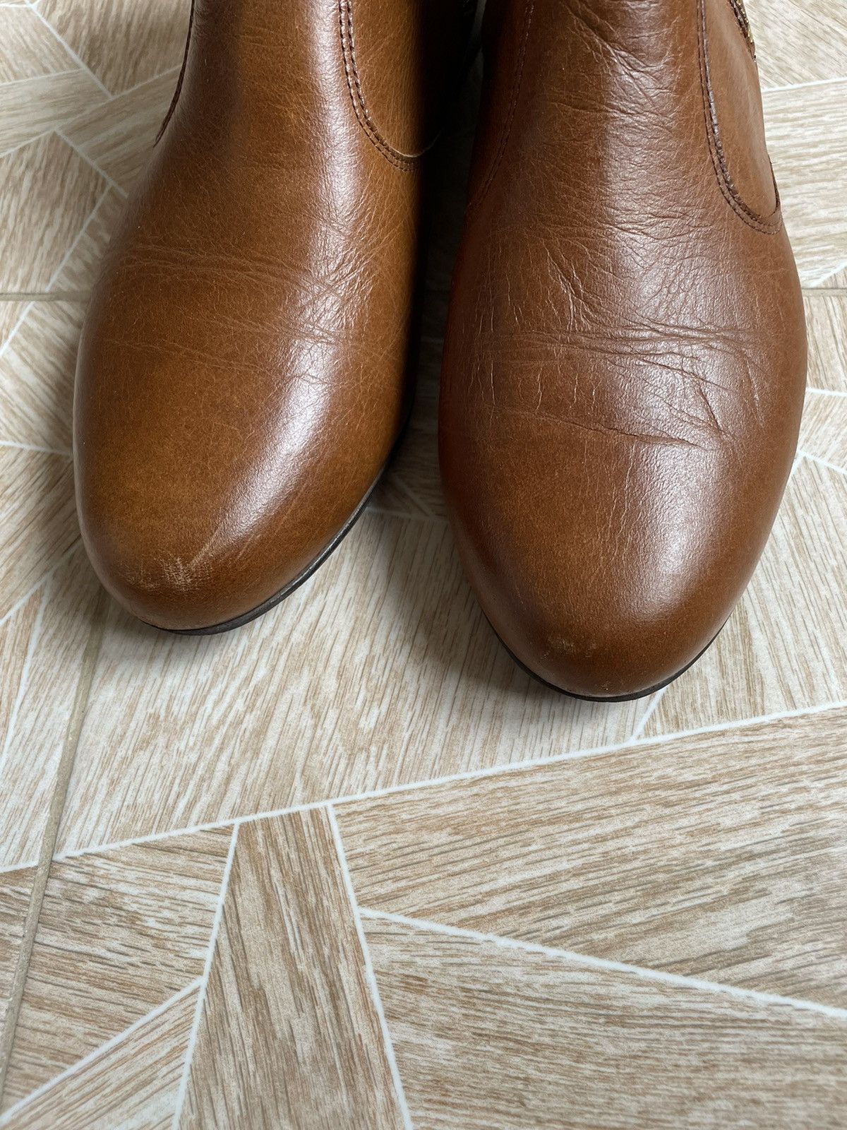Leather × Russell & Bromley × Vintage Vintage Rare Russell and Bromley London Leather Brown Shoes Size US 8.5 / EU 41-42 - 3 Thumbnail