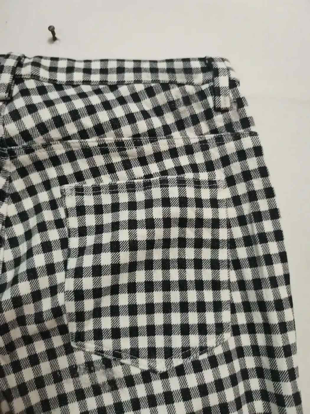 Japanese Brand Uniqlo Square Plaid Design Pants Size US 26 / EU 42 - 9 Thumbnail