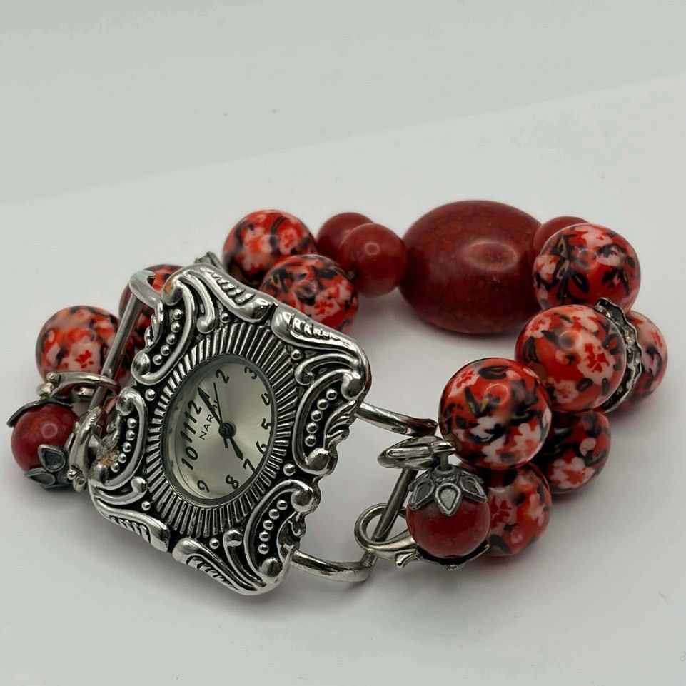 Other Red Beaded Narmi Watch Size ONE SIZE - 2 Thumbnail