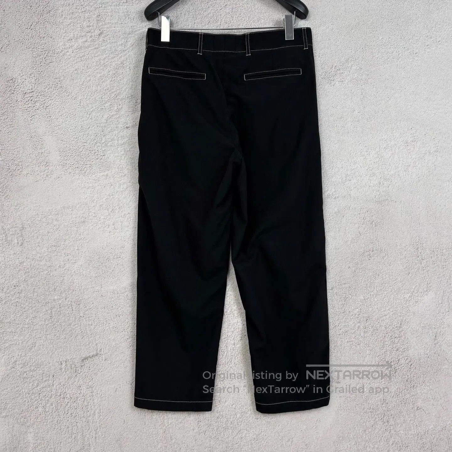 Dior Dior Black casual suit pants with stitching Size US 30 / EU 46 - 2 Thumbnail