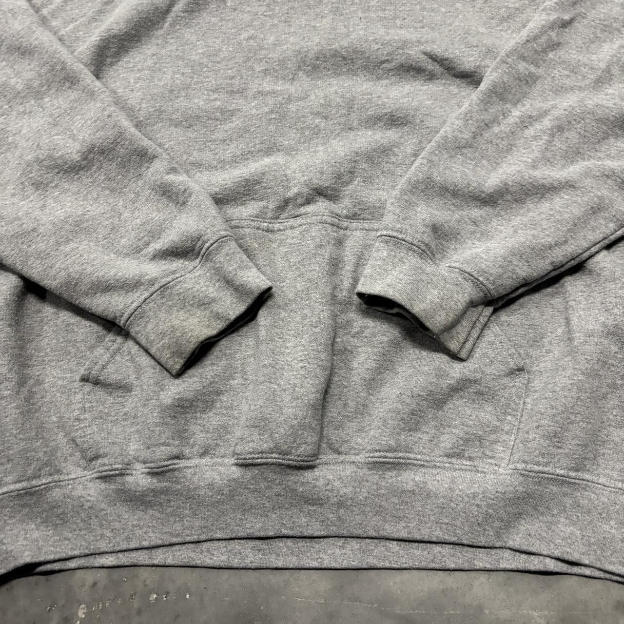 Japanese Brand × Vintage Crazy Vintage Y2K/2000s Light Grey Blank Russell Style Essential Hoodie! Size US L / EU 52-54 / 3 - 5 Thumbnail