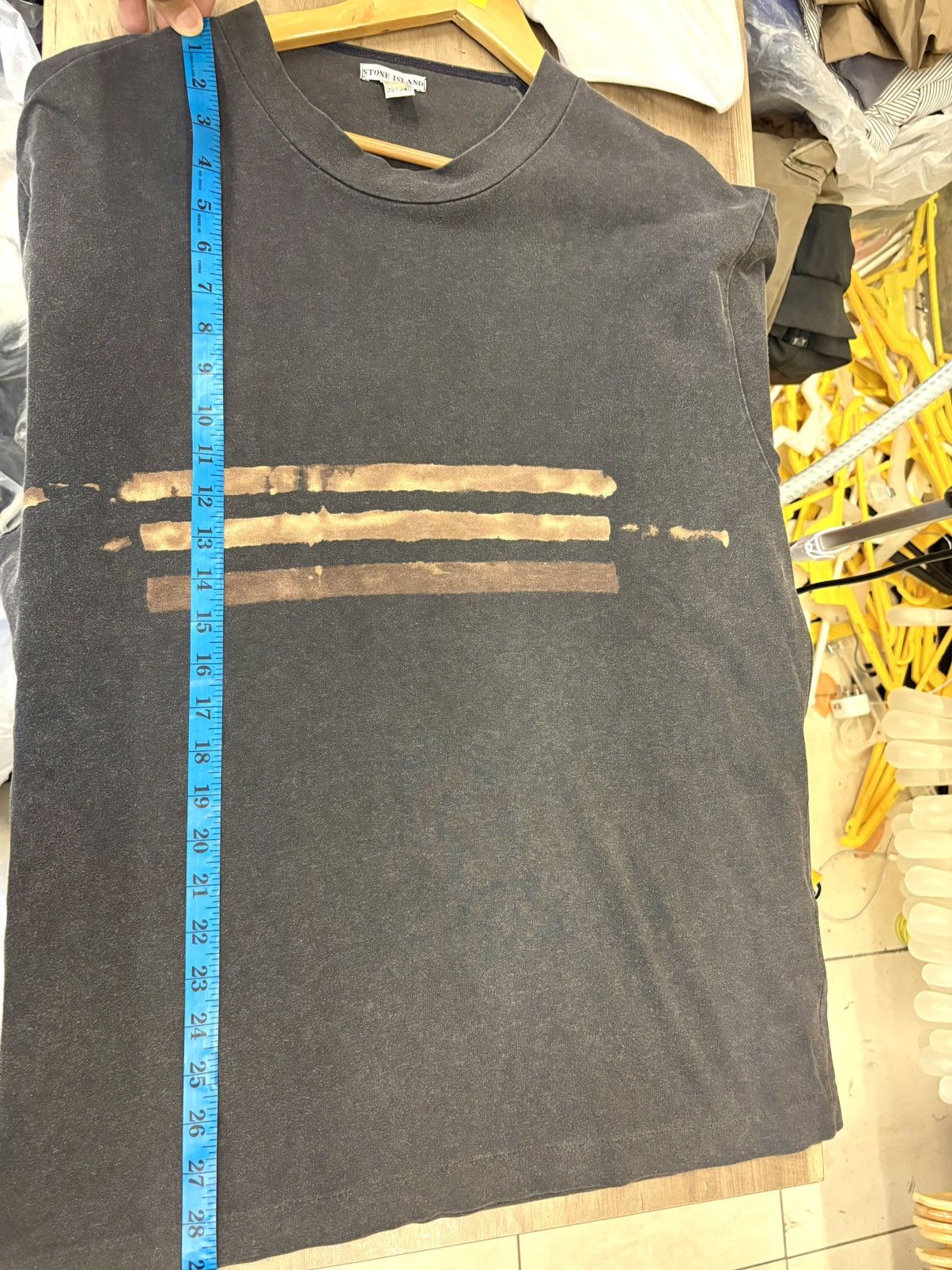 Stone Island Vintage Stone Island Stripe 3 Shirt 🔥 Size US L / EU 52-54 / 3 - 11 Thumbnail