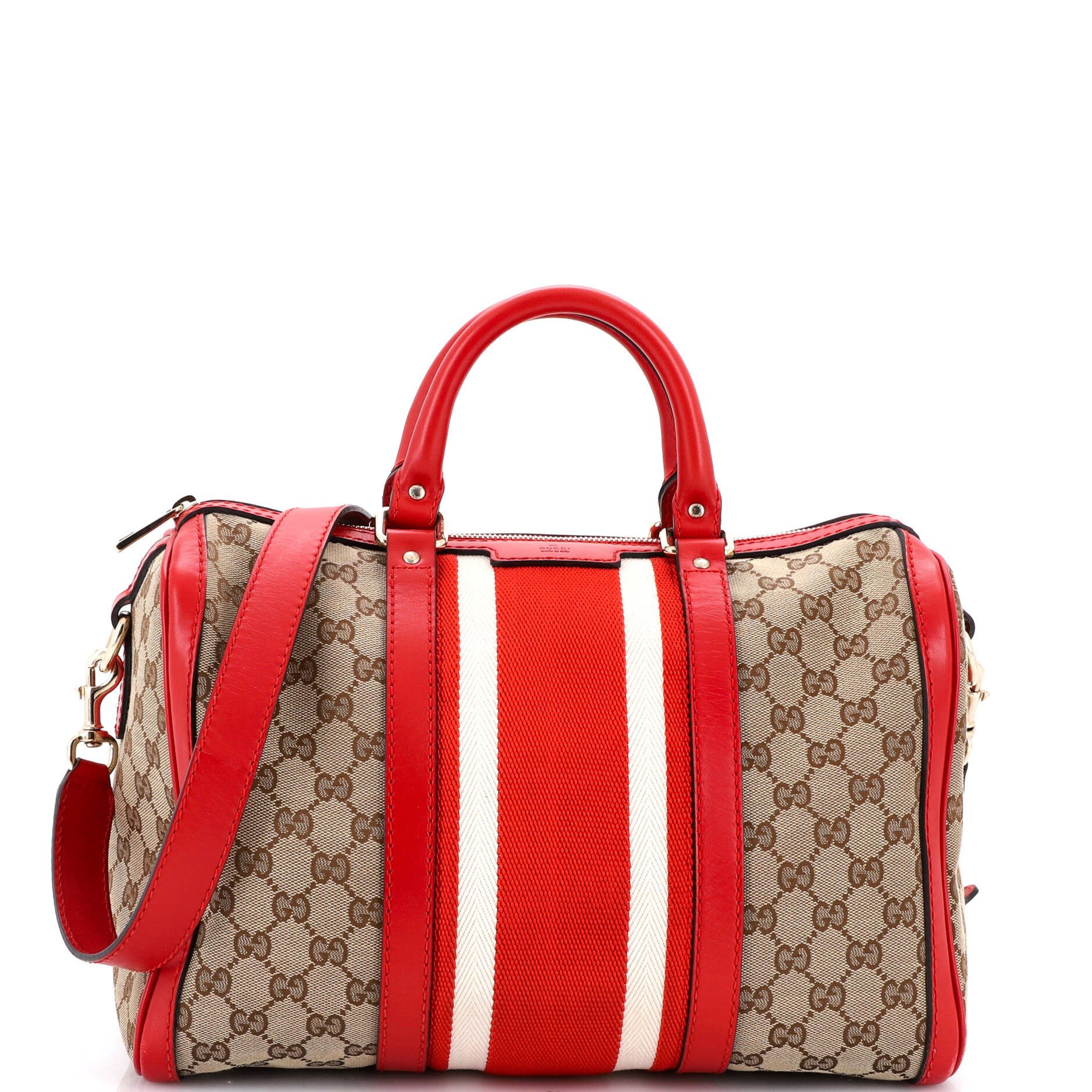 Gucci Vintage Web Boston Bag Size ONE SIZE - 1 Thumbnail