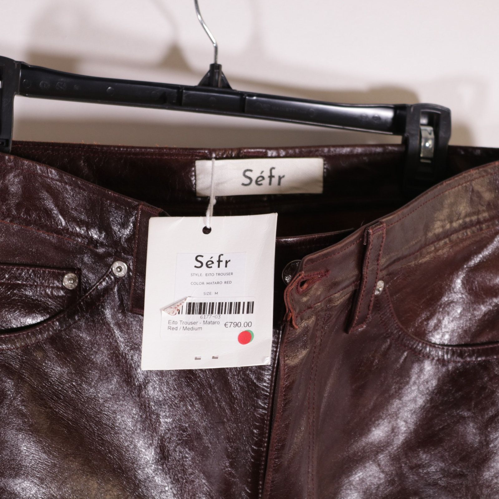 Sefr Séfr Eito Calf Leather Pants Medium Brand New Sefr Size US 32 / EU 48 - 6 Thumbnail