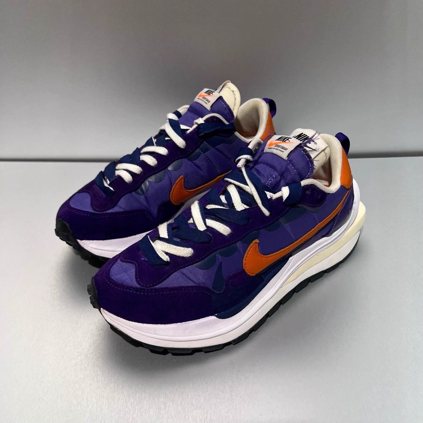 Sacai VaporWaffle Purple Gold 40 Like New