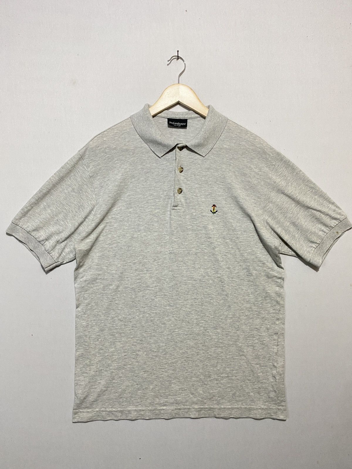 Designer × Yves Saint Laurent Rare Yves Saint Laurent Pour Homme small logo embroidery Size US XL / EU 56 / 4 - 1 Thumbnail