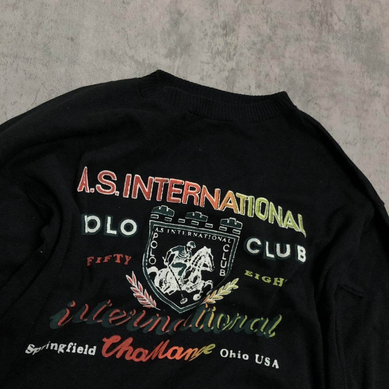 Other Black & multi-coloured vintage 90s Polo Club Size US M / EU 48-50 / 2 - 2 Thumbnail