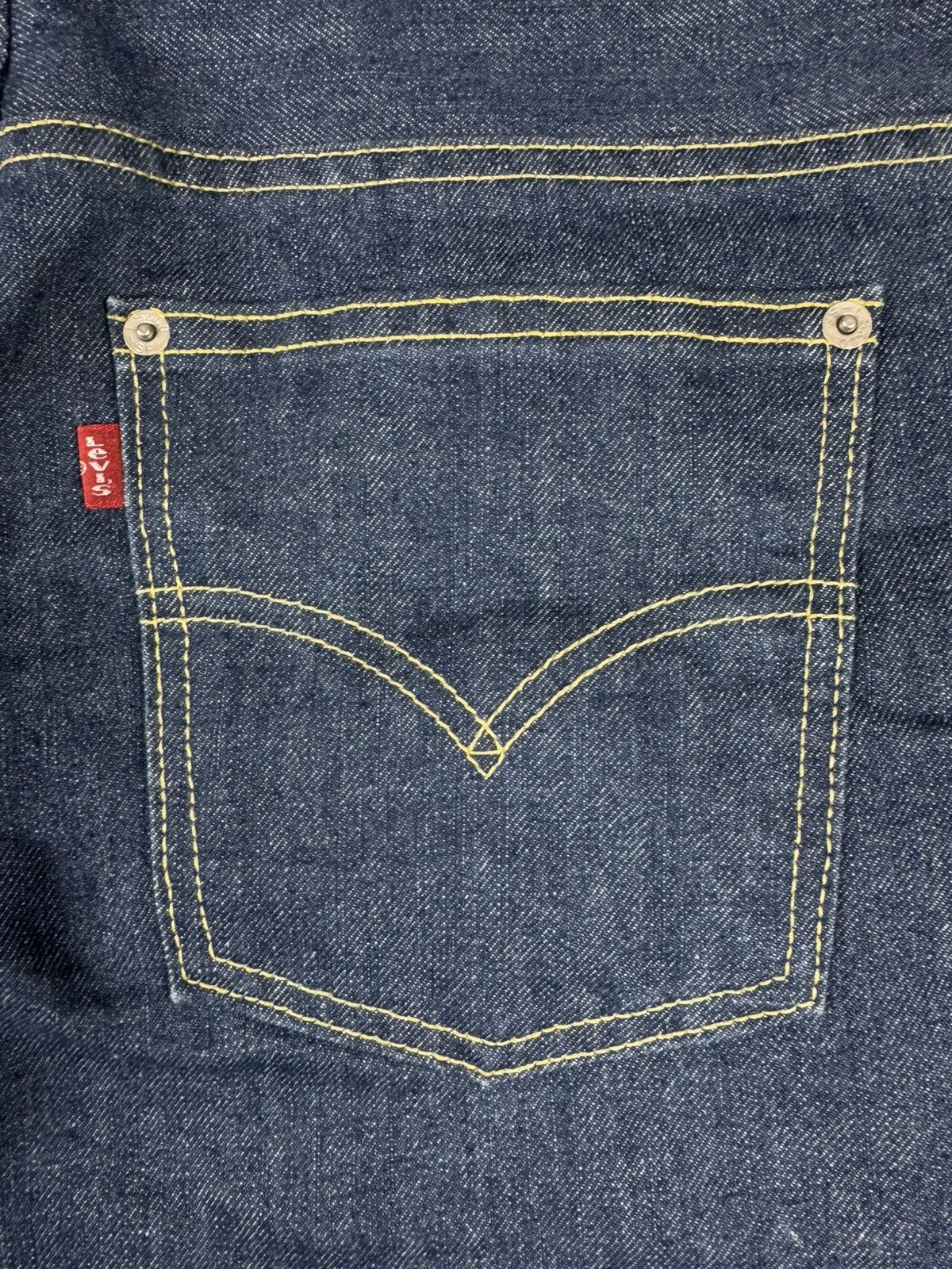 Other Rare Vintage 2000r Levis CoolMax dry raw denim single pocket Size US 30 / EU 46 - 9 Thumbnail