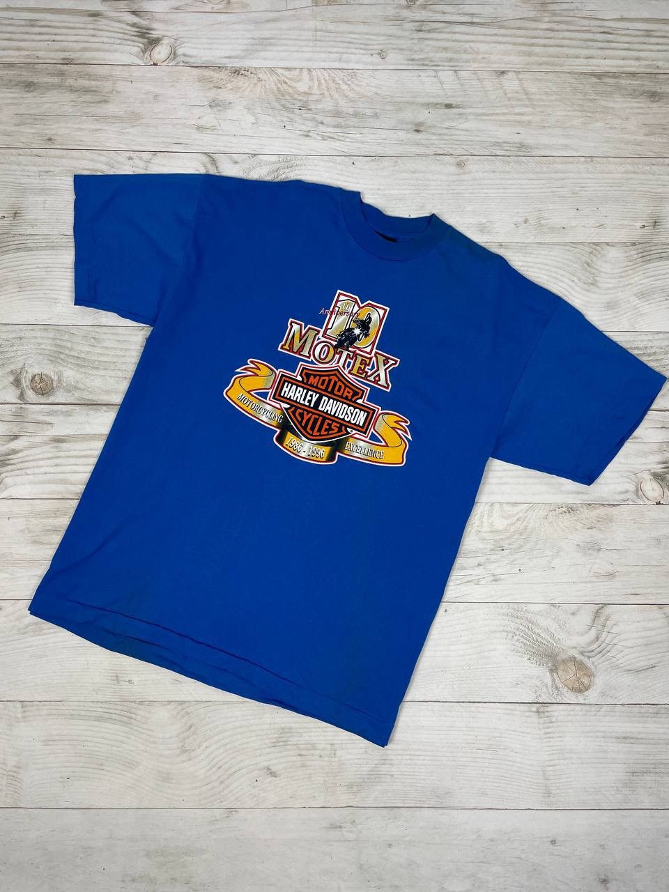Harley Davidson Vintage Harley Davidson Motorcycles 10Th Anniversary T-Shirt Size US XL / EU 56 / 4 - 1 Thumbnail