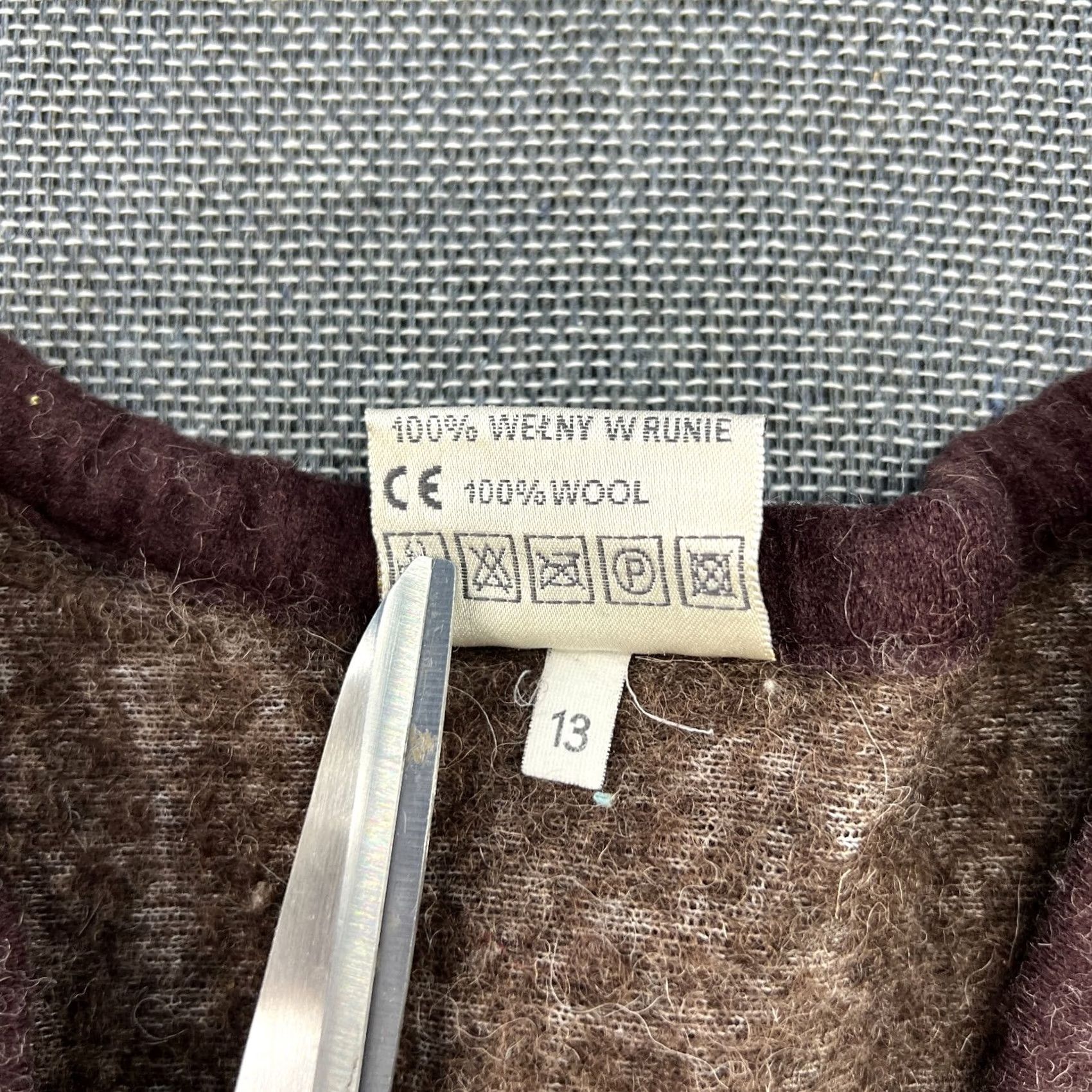 Vintage VINTAGE Alwero Womens Vest XL Full Zip Brown Wool Pile Sherpa Ladies Size XL / US 12-14 / IT 48-50 - 4 Thumbnail