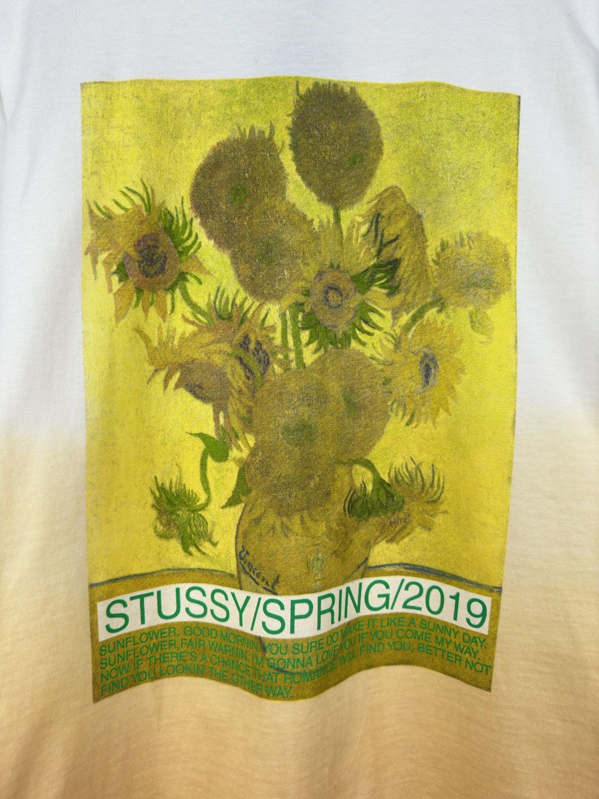 Stussy STUSSY Sunflower Dip Dyed Big Logo Longsleeve Size US S / EU 44-46 / 1 - 4 Thumbnail