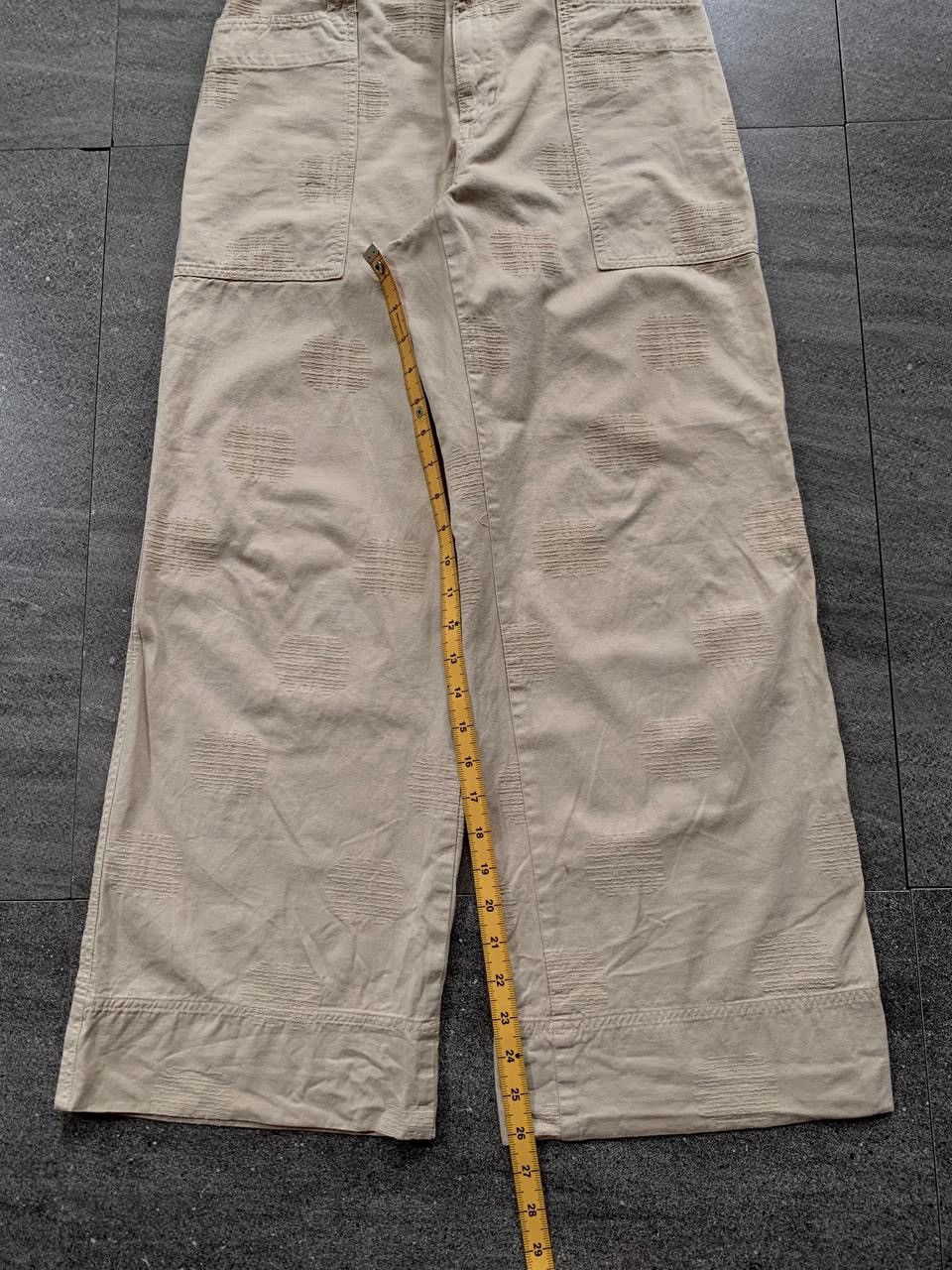Issey Miyake FREE TAX! Plantation Scratches Effect Relaxed Pants Size US 31 - 13 Thumbnail