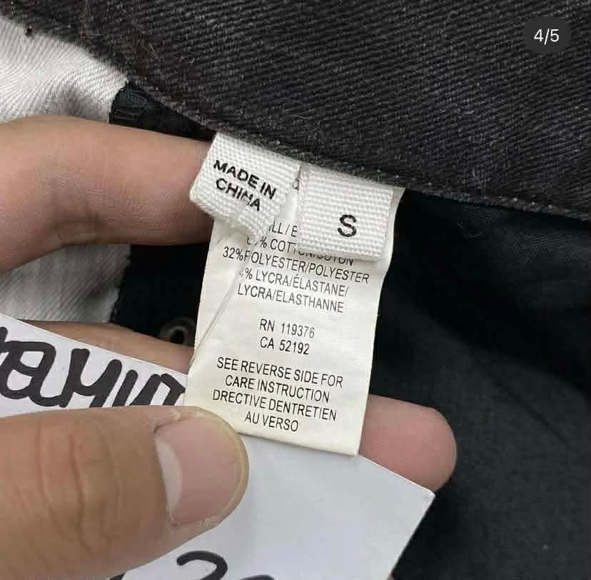 Helmut Lang Bleached Stretch Pants Size US 28 / EU 44 - 5 Thumbnail