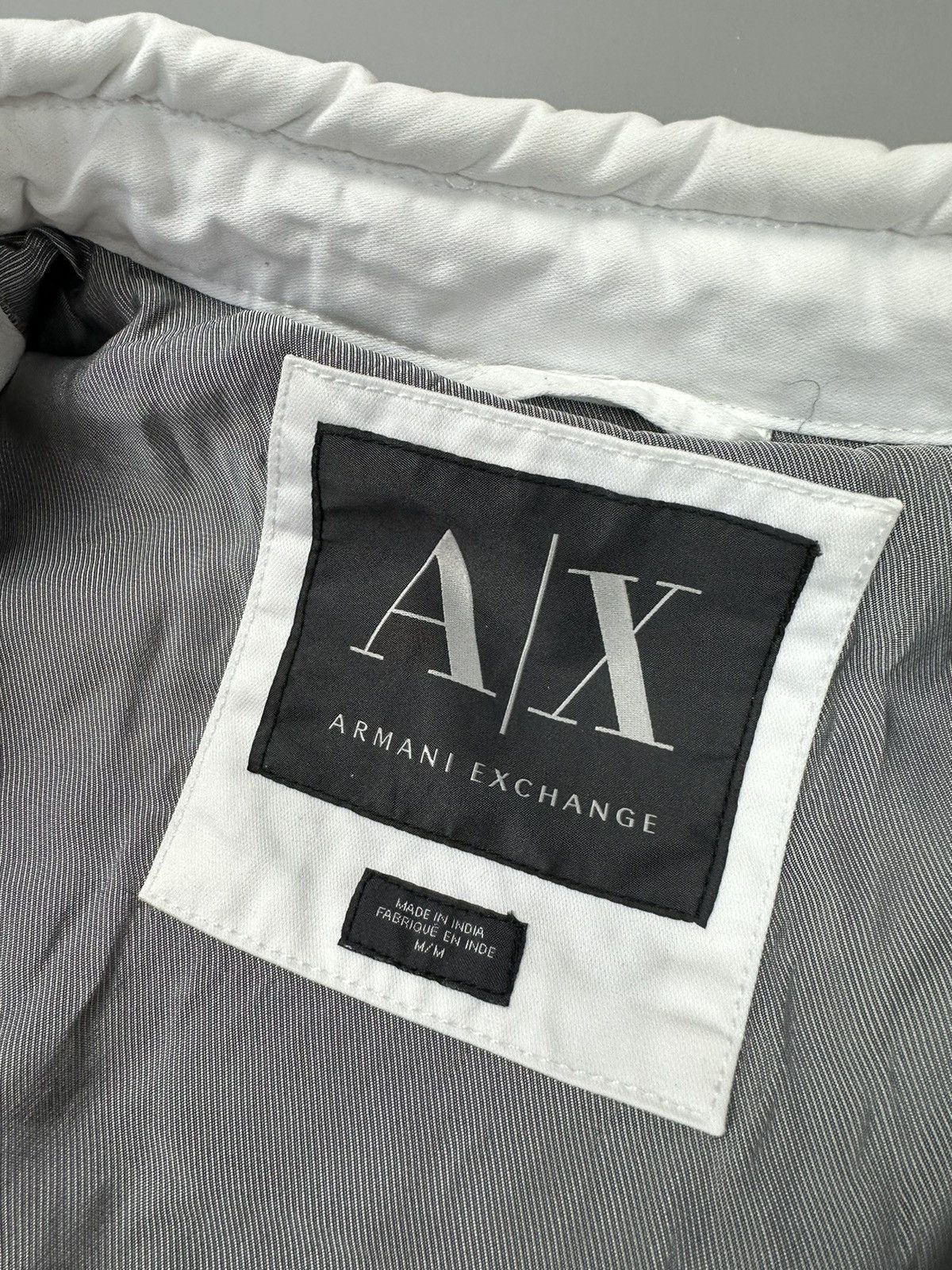Armani Exchange Armani Exchange Cotton Biker Jaket Medium Size US M / EU 48-50 / 2 - 4 Thumbnail