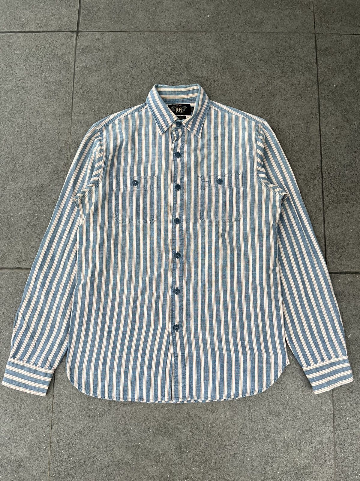 RRL Ralph Lauren vintage RRL Ralph Lauren Double RL shirt button Size US XS / EU 42 / 0 - 1 Thumbnail