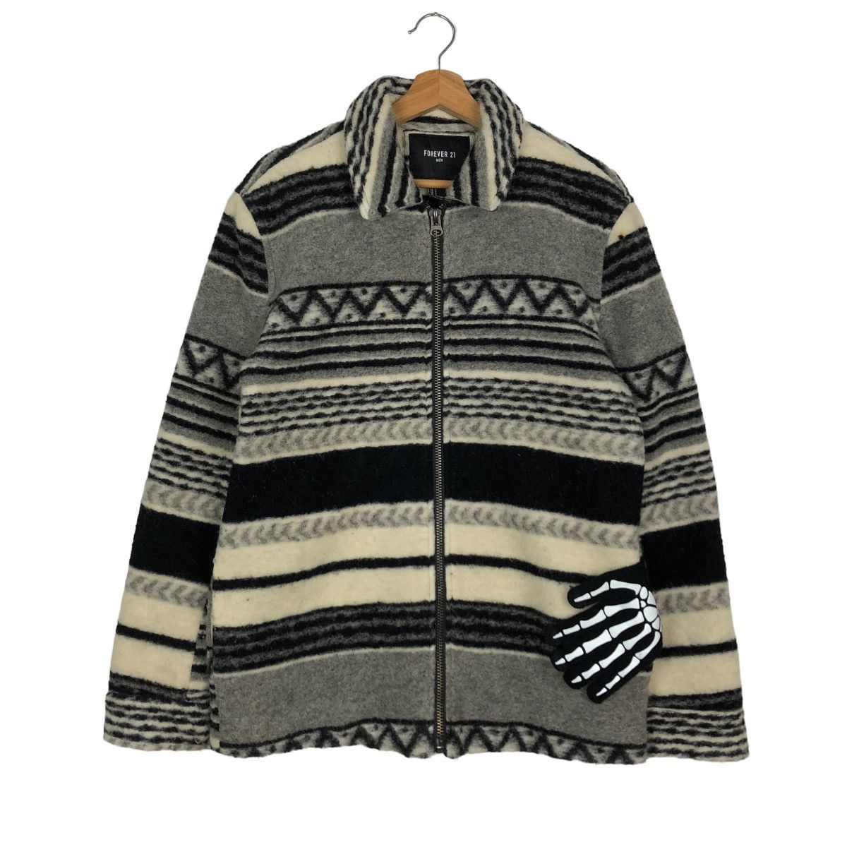 Japanese Brand 💥90’s Wool Navajo Aztec Jacket Forever21 Issey Miyake Japan Size US S / EU 44-46 / 1 - 1 Thumbnail