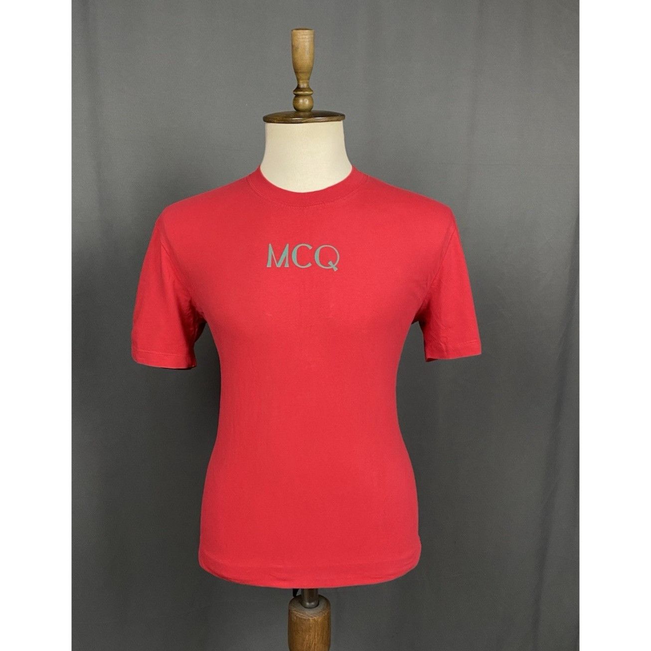 Alexander McQueen Alexander McQueen Big Logo McQ Men's Red T-Shirt Size L Size US L / EU 52-54 / 3 - 1 Thumbnail