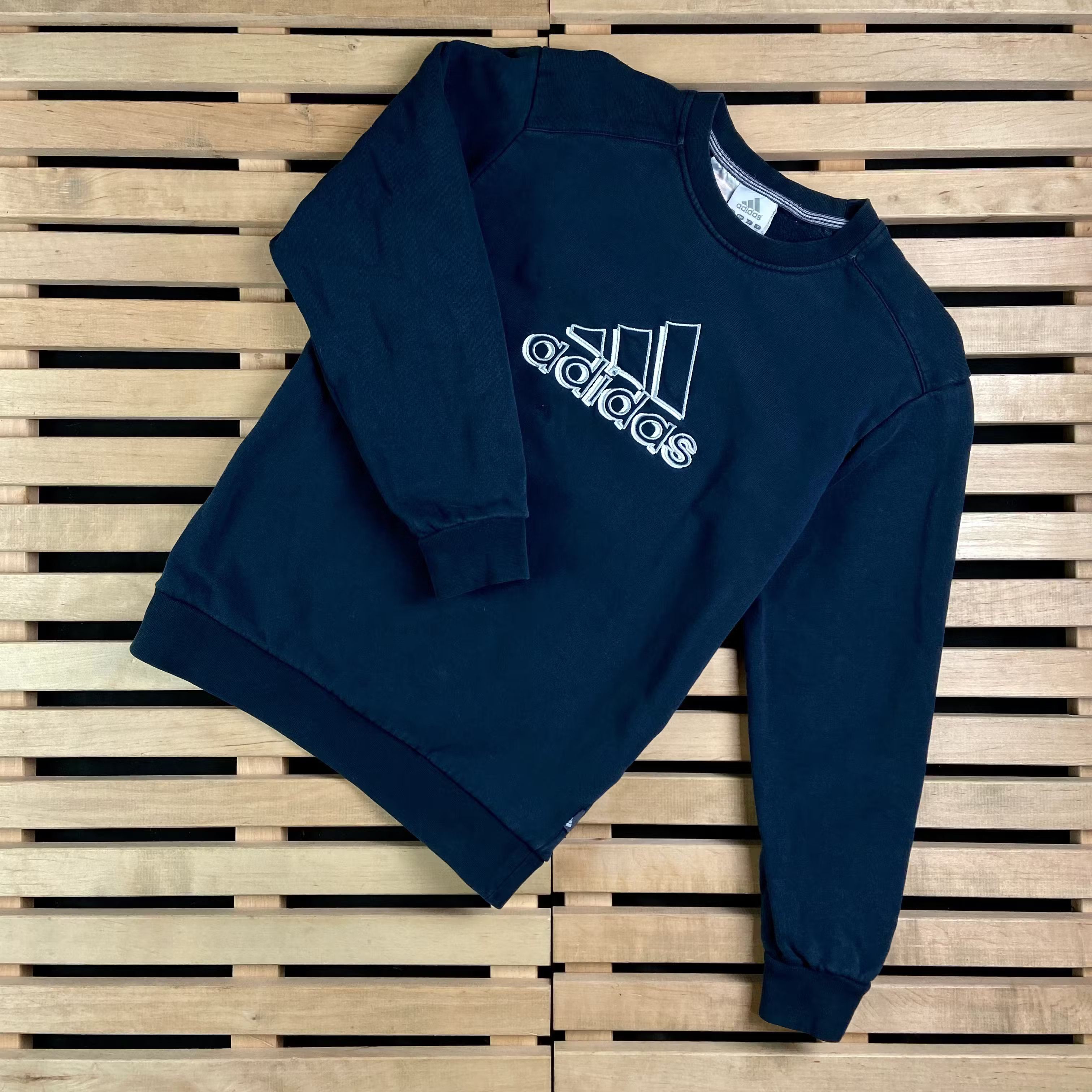 Adidas × Vintage Mens Sweatshirt Adidas Vintage Big Logo Size XS Size US XS / EU 42 / 0 - 1 Thumbnail