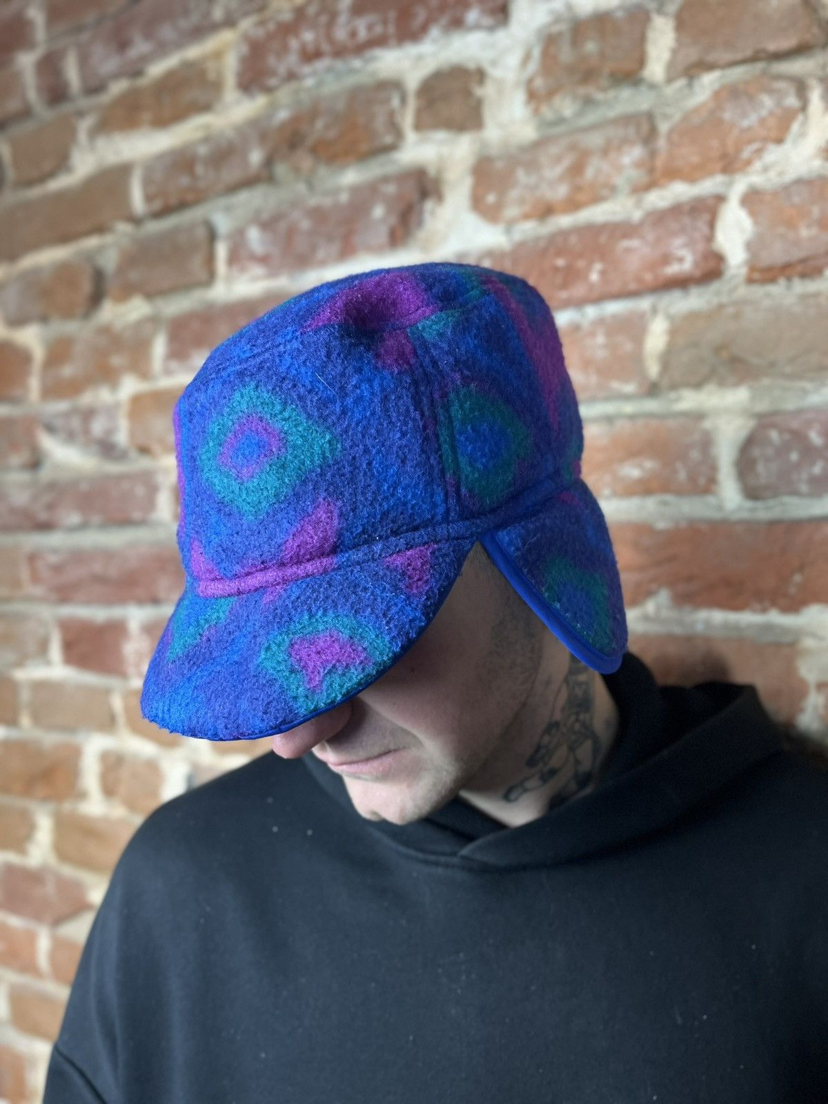 Fila 🎿Fila 90s vintage double-sided fleece trapper ski hat cap Size ONE SIZE - 1 Thumbnail