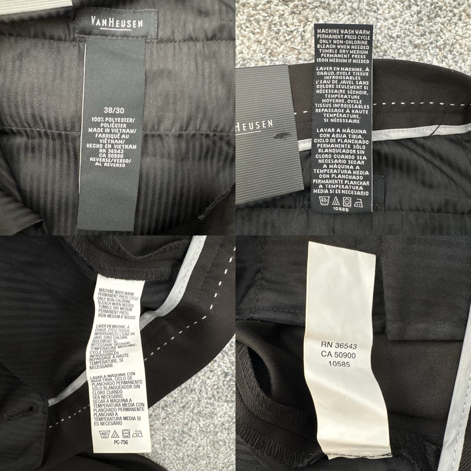 Van Heusen Van Heusen Pants 38 Microfiber Comfort Stretch Business Casual Minimalist Size US 38 / EU 54 - 8 Thumbnail