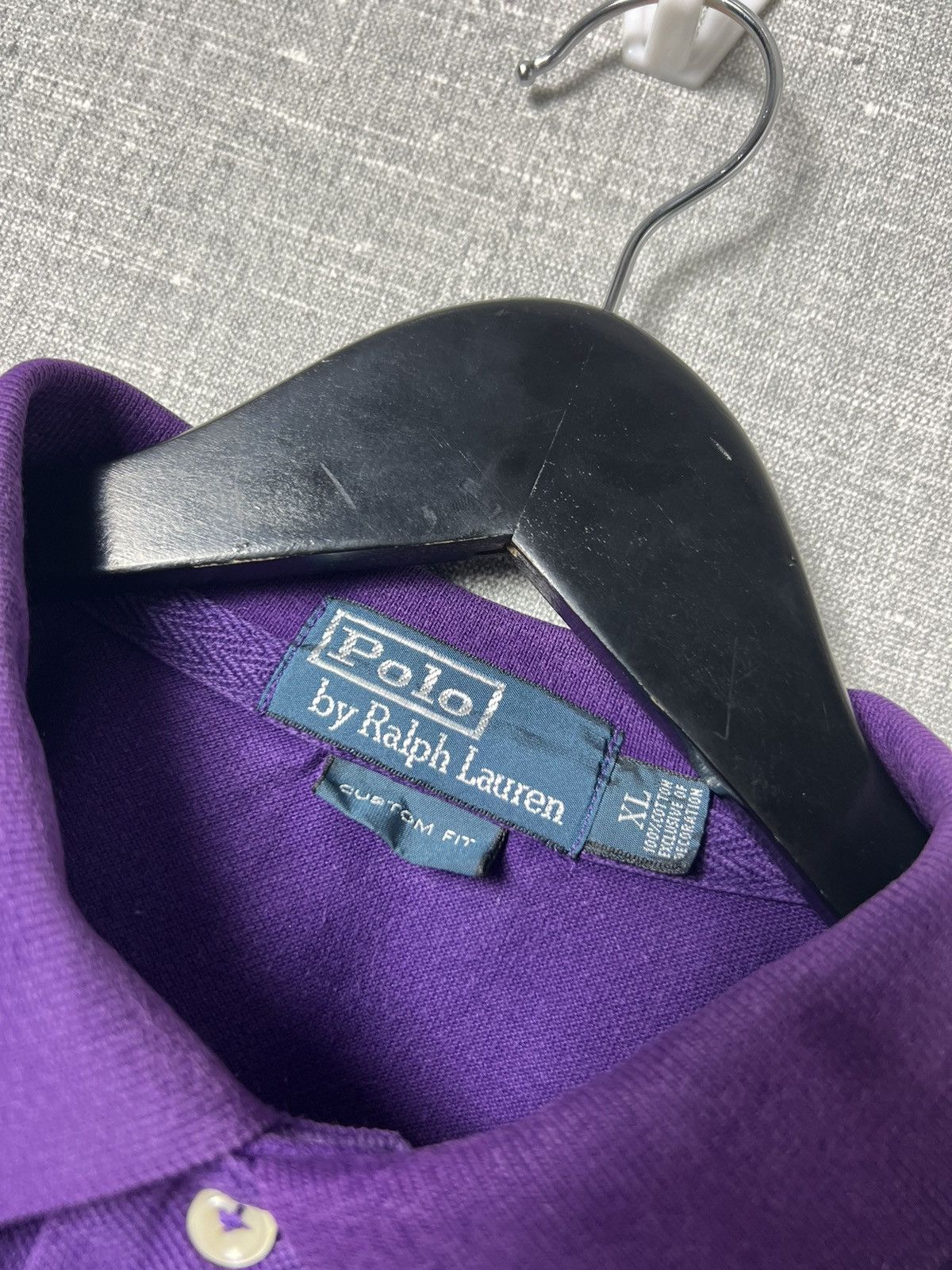 Polo Ralph Lauren Vintage Polo Ralph Lauren New York Purple Polo Long Sleeve Size US XL / EU 56 / 4 - 8 Thumbnail