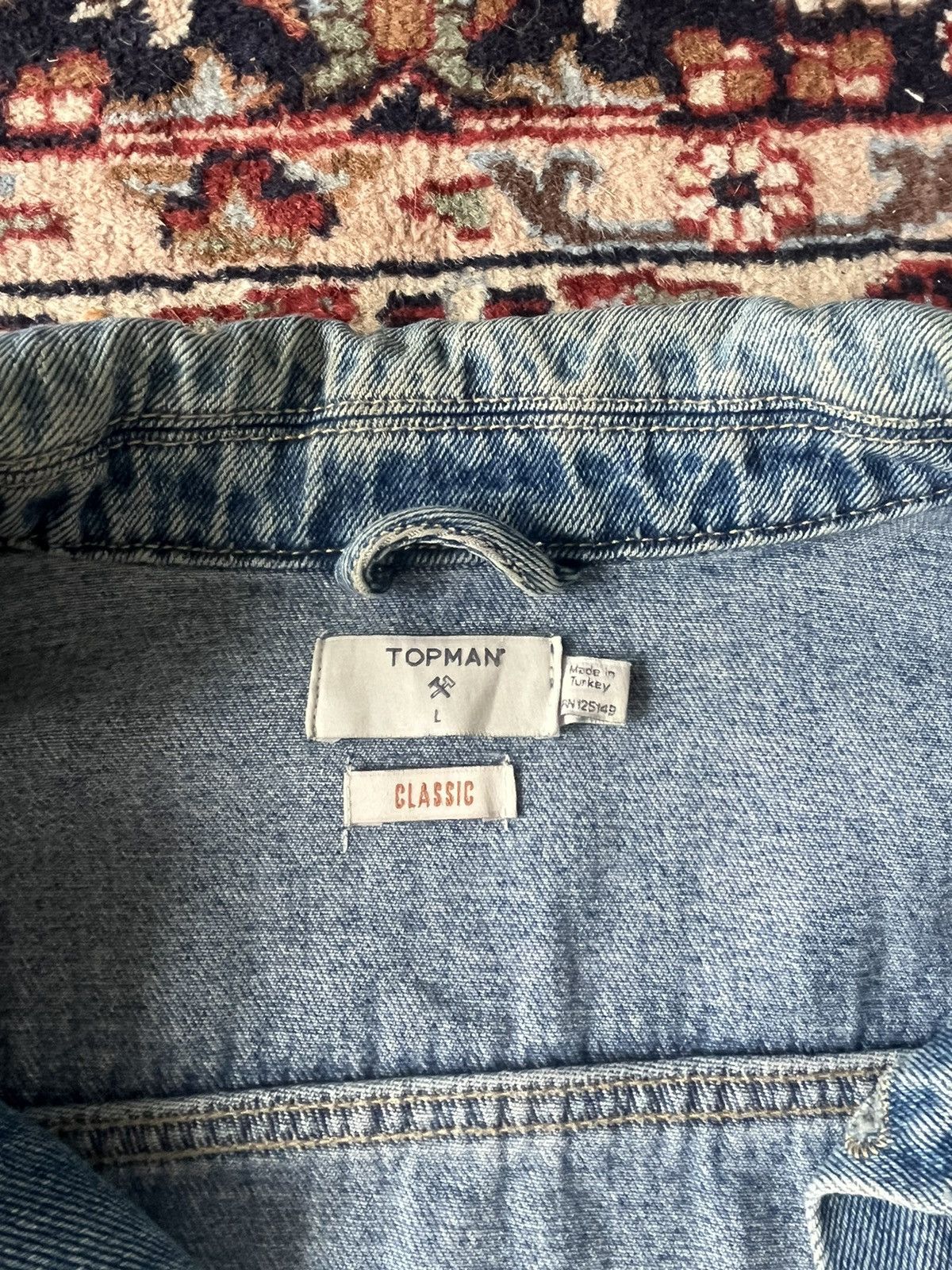 Topman Topman Denim Jacket Size US L / EU 52-54 / 3 - 3 Thumbnail