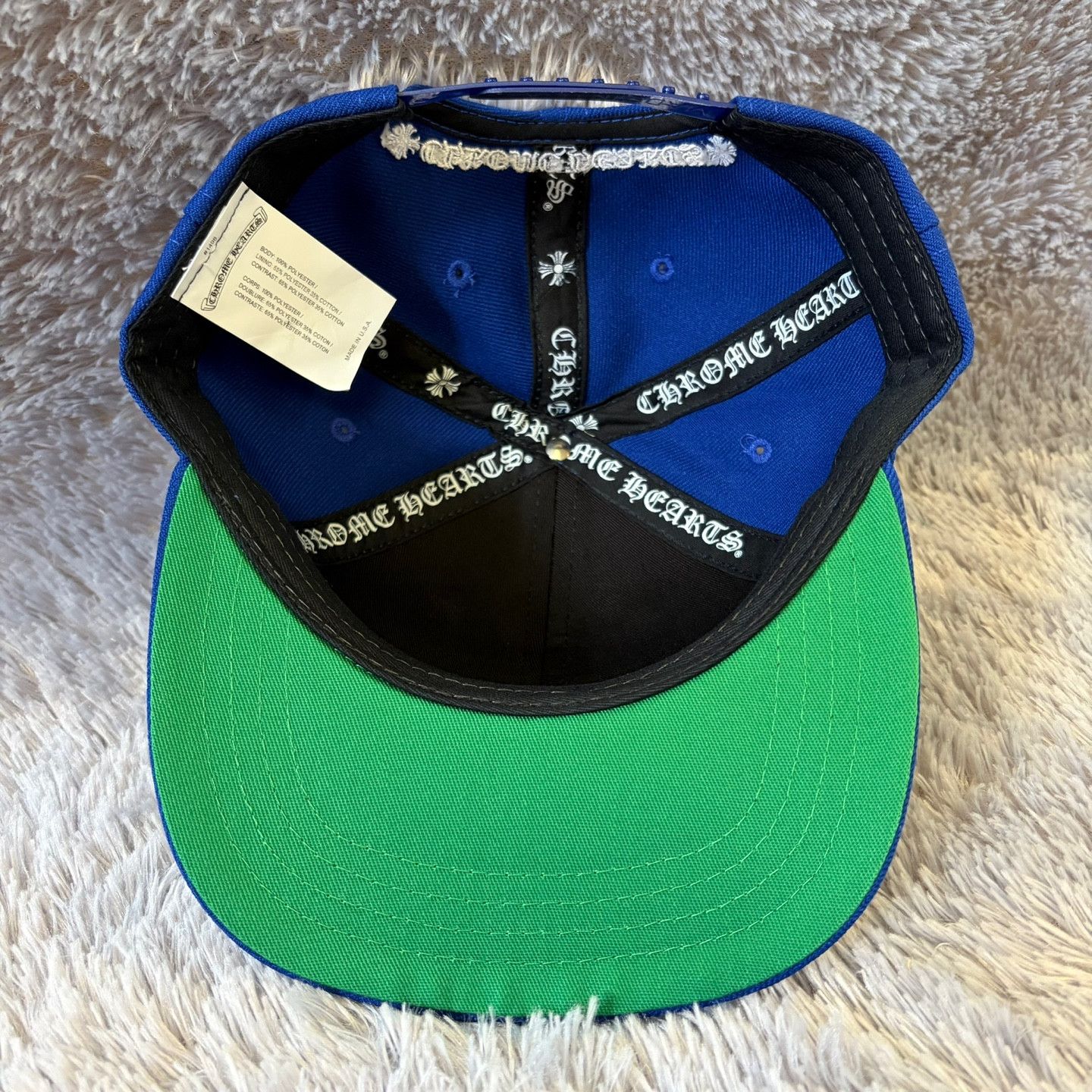 Chrome Hearts On Field Baseball Cap Royal Blue Size ONE SIZE - 2 Thumbnail