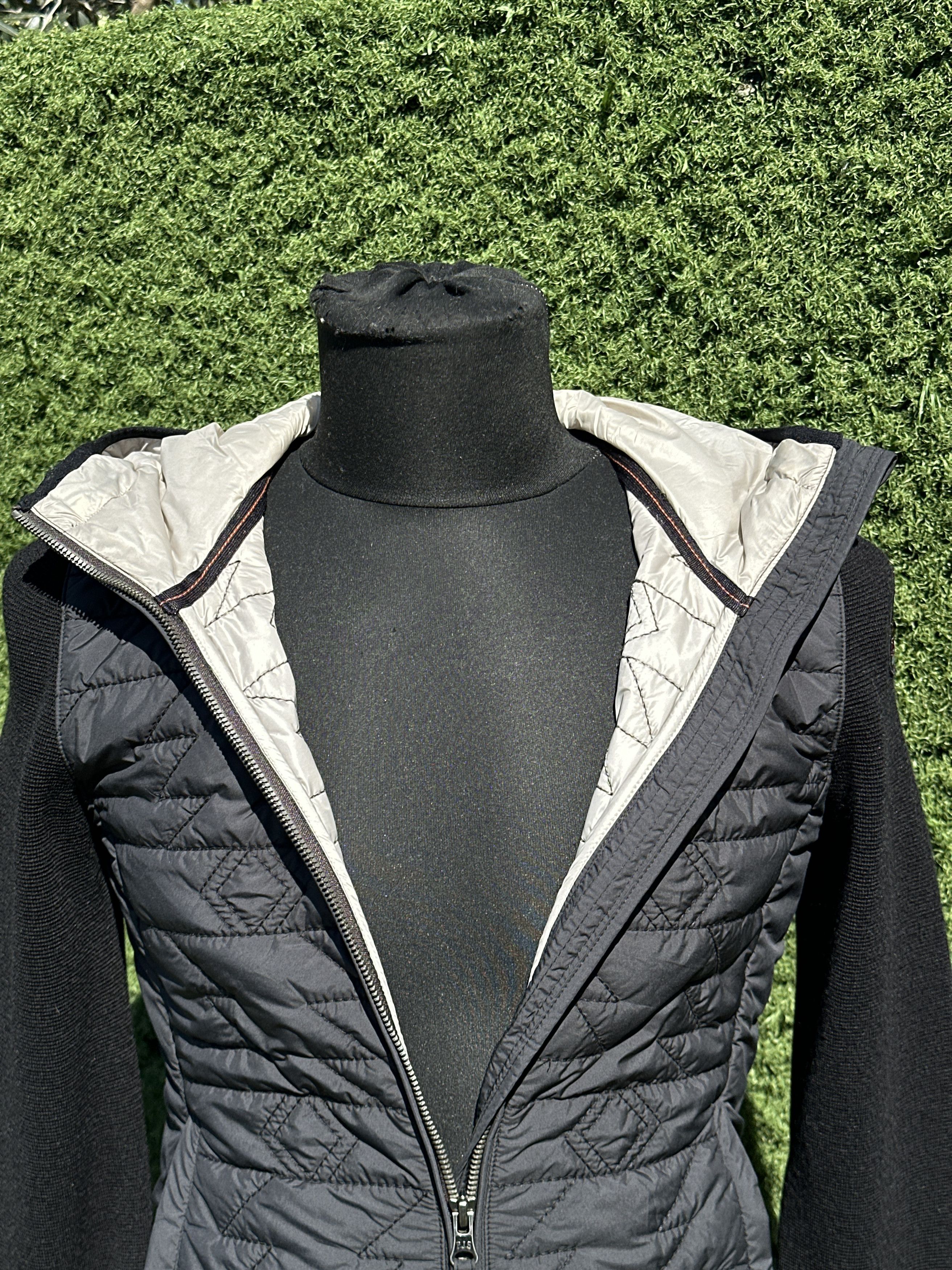 Parajumpers Parajumpers PJS Knit Sleeve Quilted Hooded Puffer Jacket S Size S / US 4 / IT 40 - 6 Thumbnail